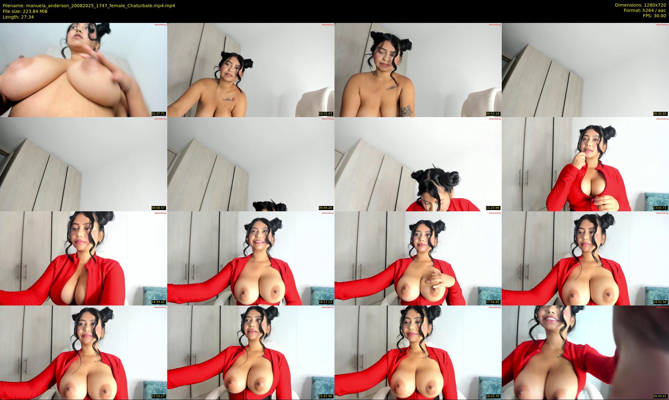 manuela_anderson — 28 minute Chaturbate female cam show recording, 720p, Aug 20, 2025