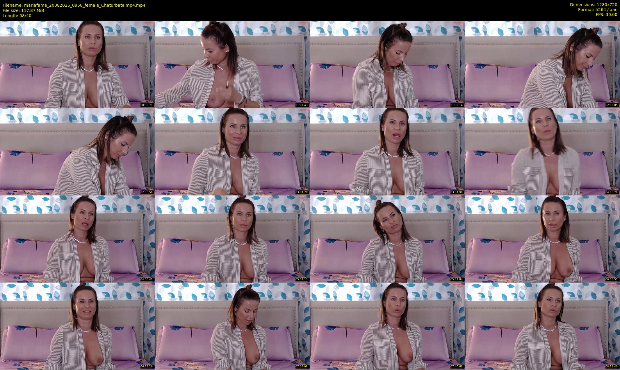 mariafame — 9 minute Chaturbate female cam show recording, 720p, Aug 20, 2025