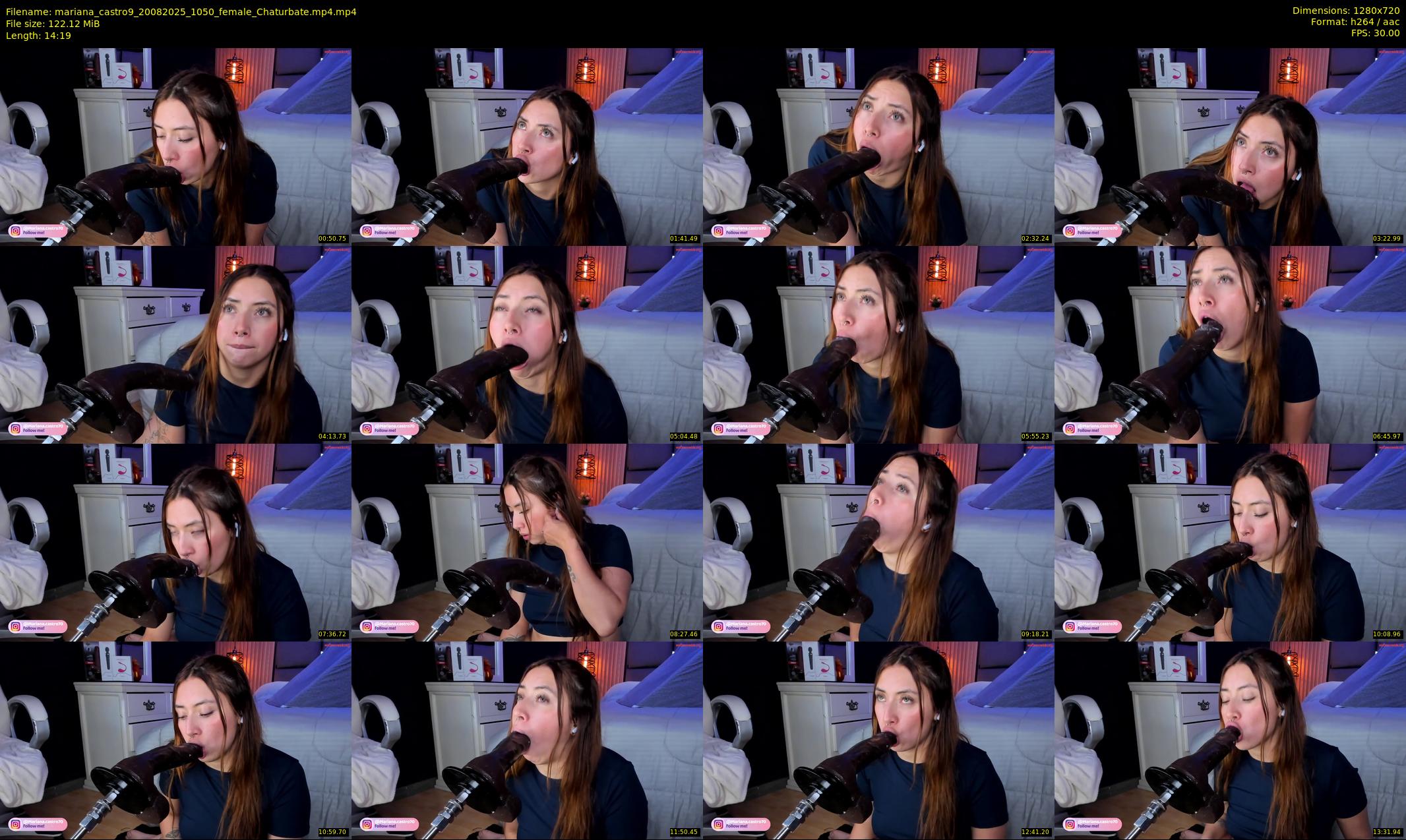 mariana_castro9 — 15 minute Chaturbate female cam show recording, 720p, Aug 20, 2025