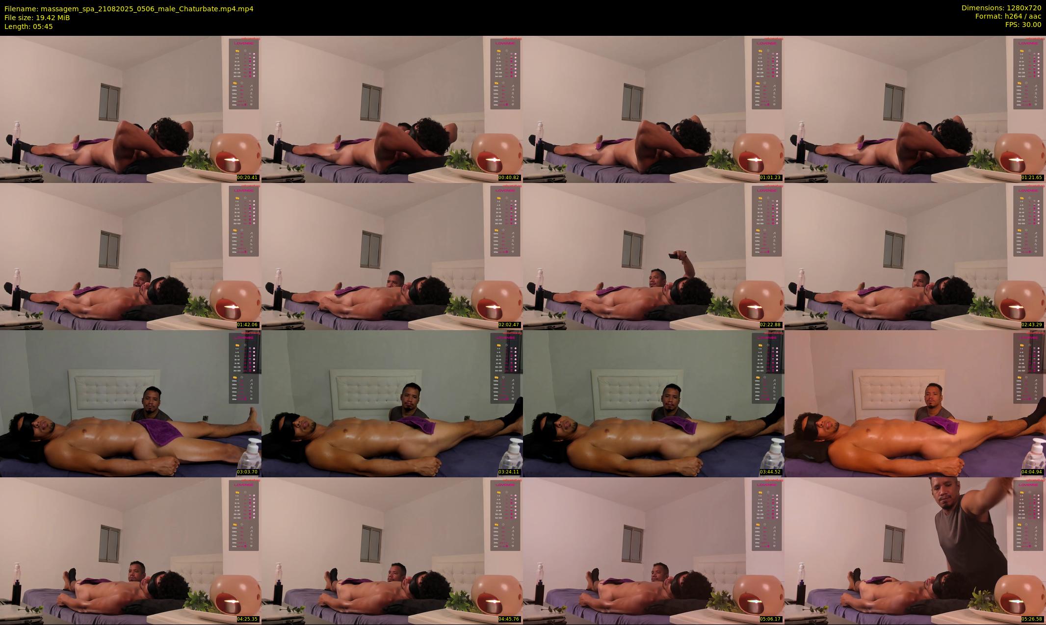 massagem_spa — 6 minute Chaturbate male cam show recording, 720p, Aug 21, 2025