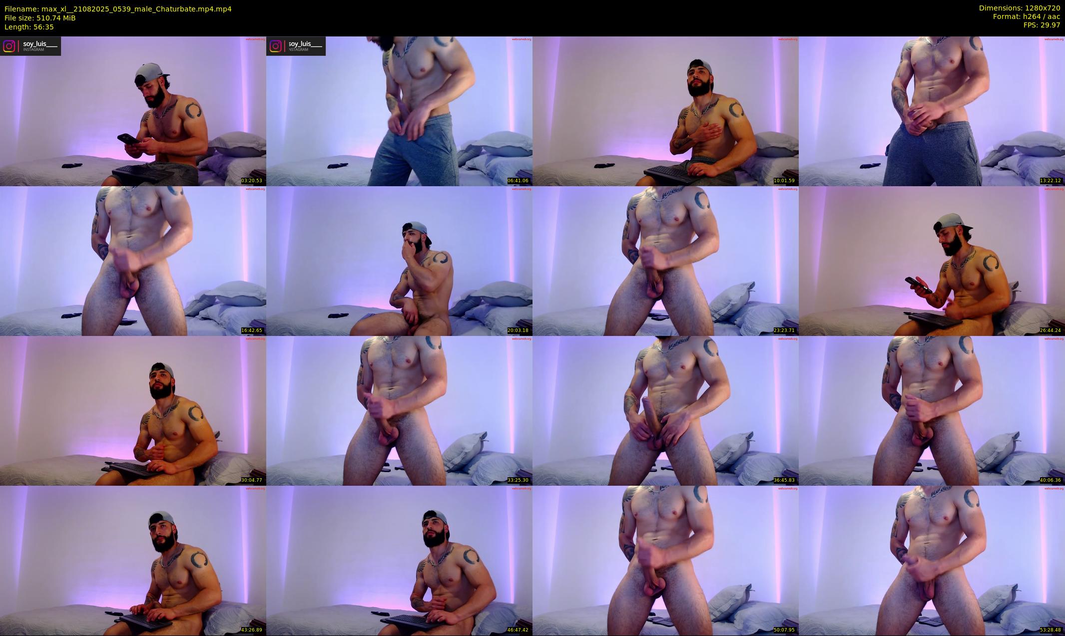 max_xl_ — 57 minute Chaturbate male cam show recording, 720p, Aug 21, 2025