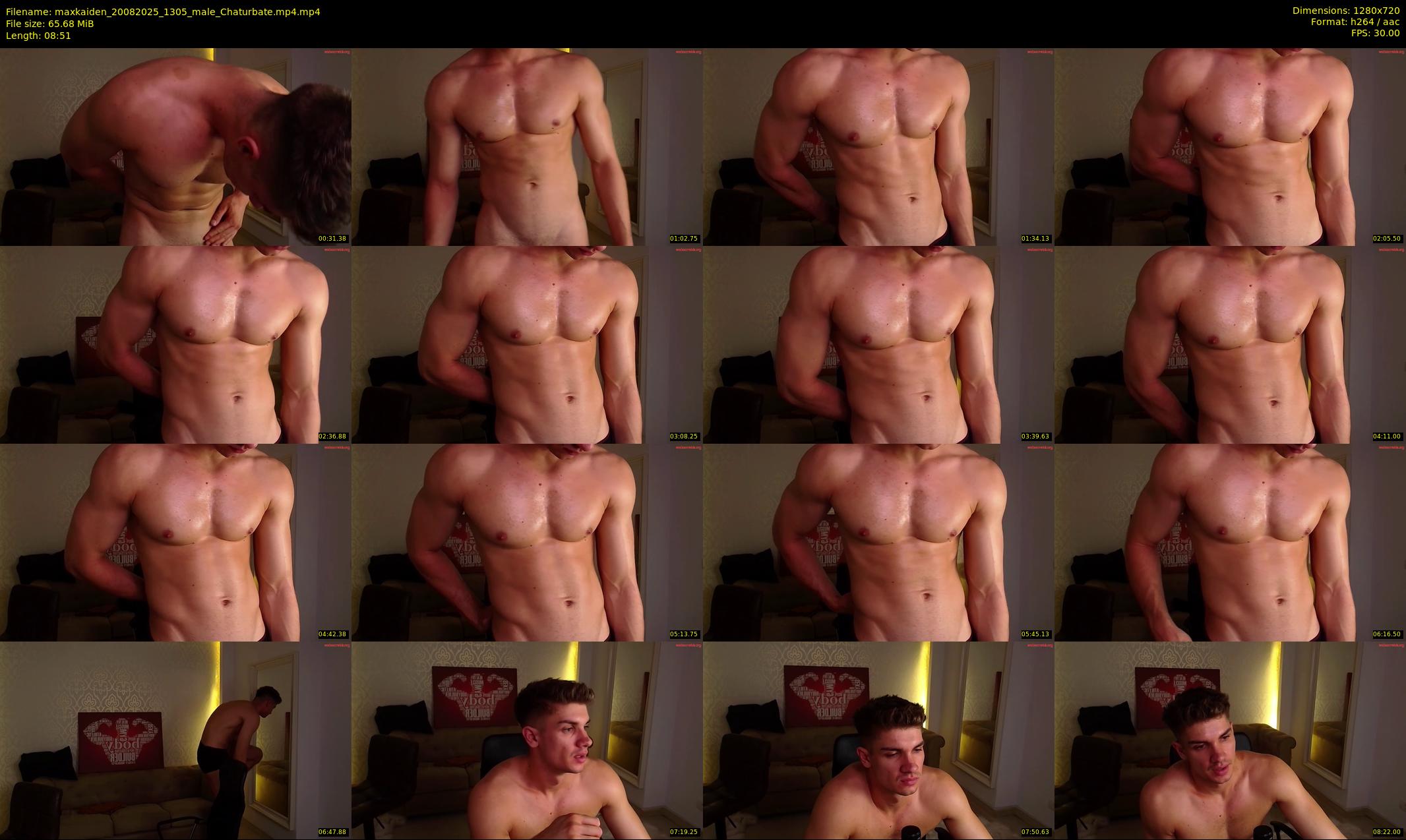 maxkaiden — 9 minute Chaturbate male cam show recording, 720p, Aug 20, 2025