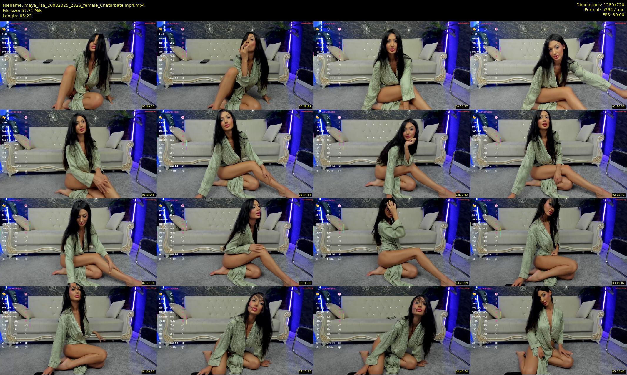 maya_lisa — 6 minute Chaturbate female cam show recording, 720p, Aug 20, 2025