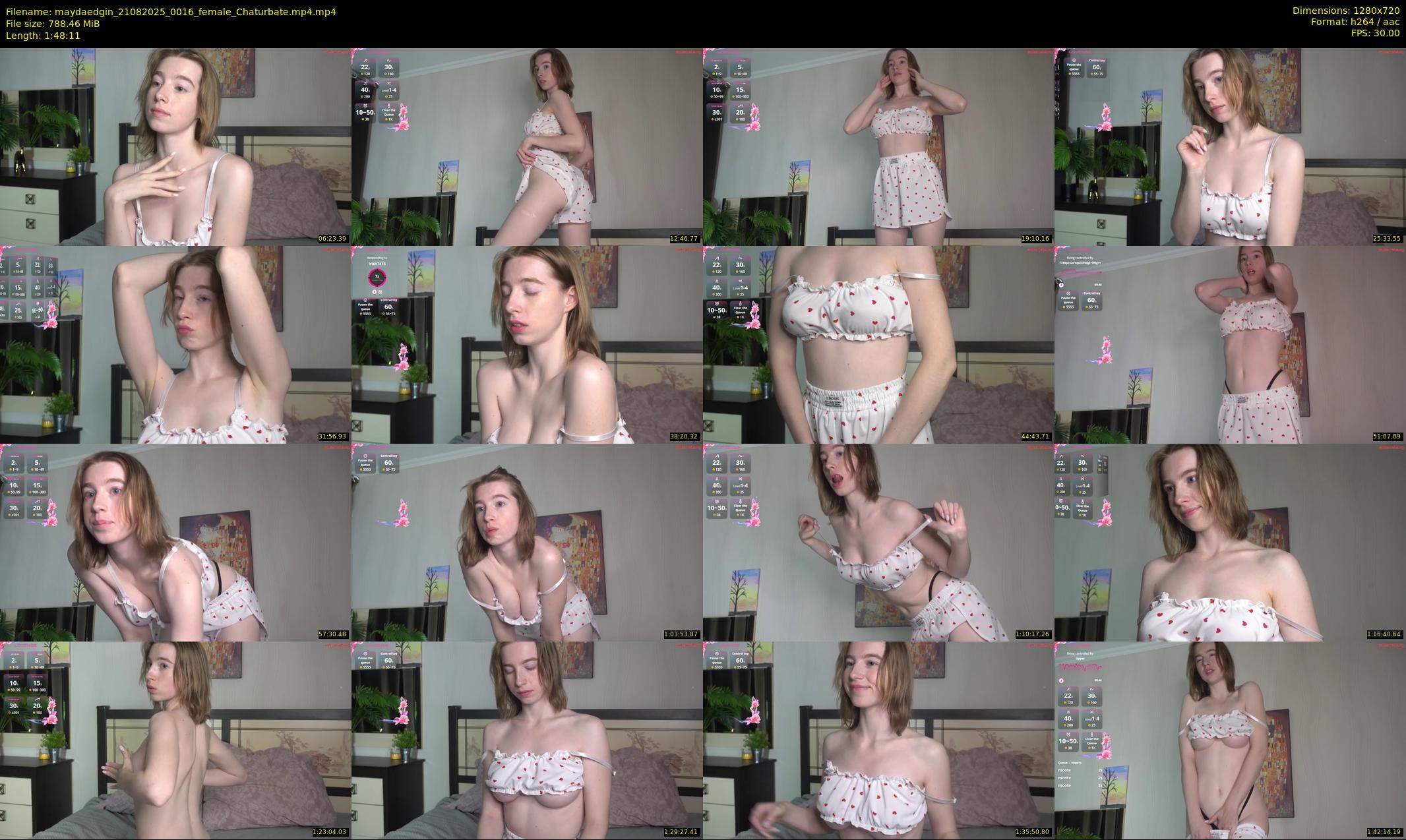 maydaedgin — 109 minute Chaturbate female cam show recording, 720p, Aug 21, 2025