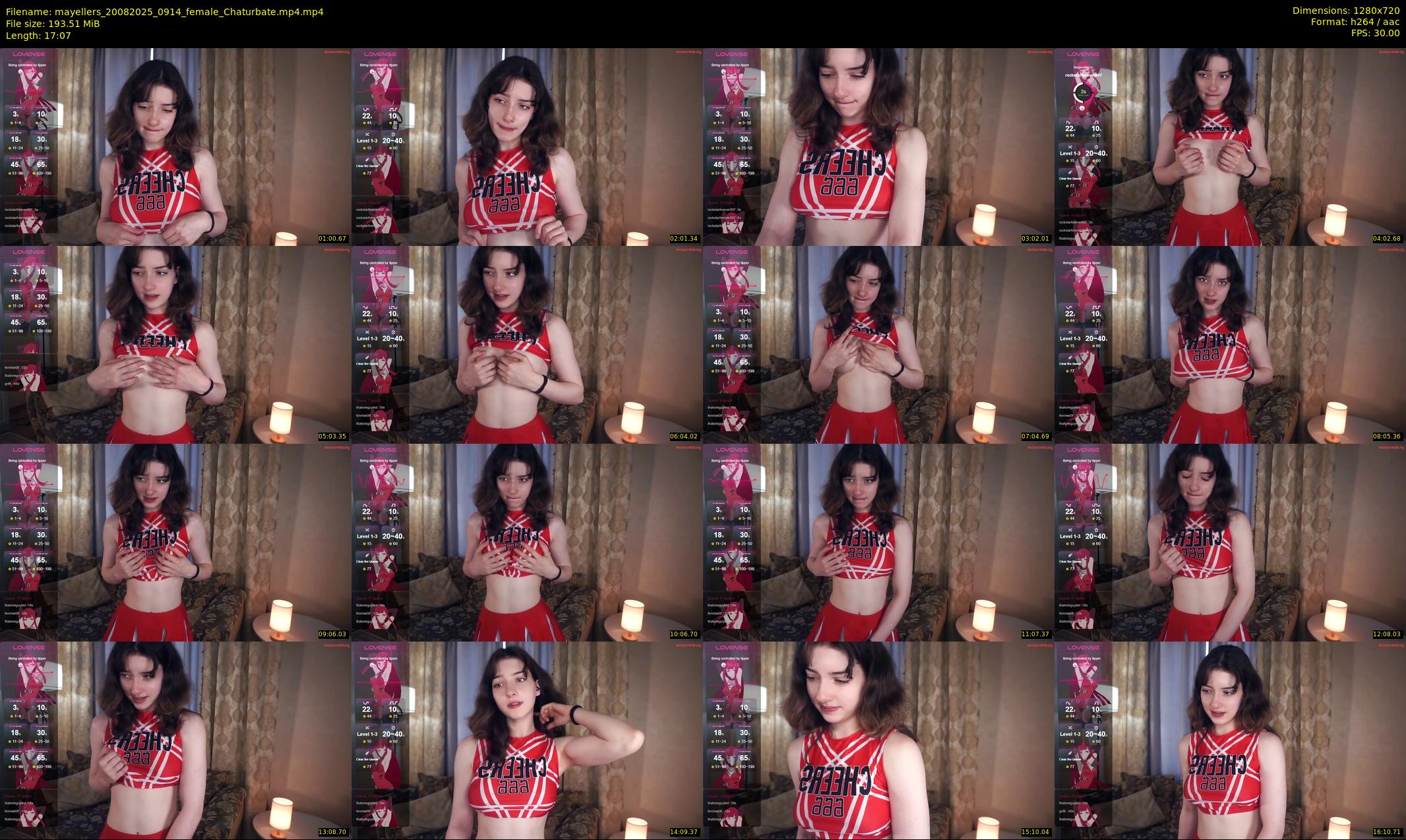 mayellers — 18 minute Chaturbate female cam show recording, 720p, Aug 20, 2025