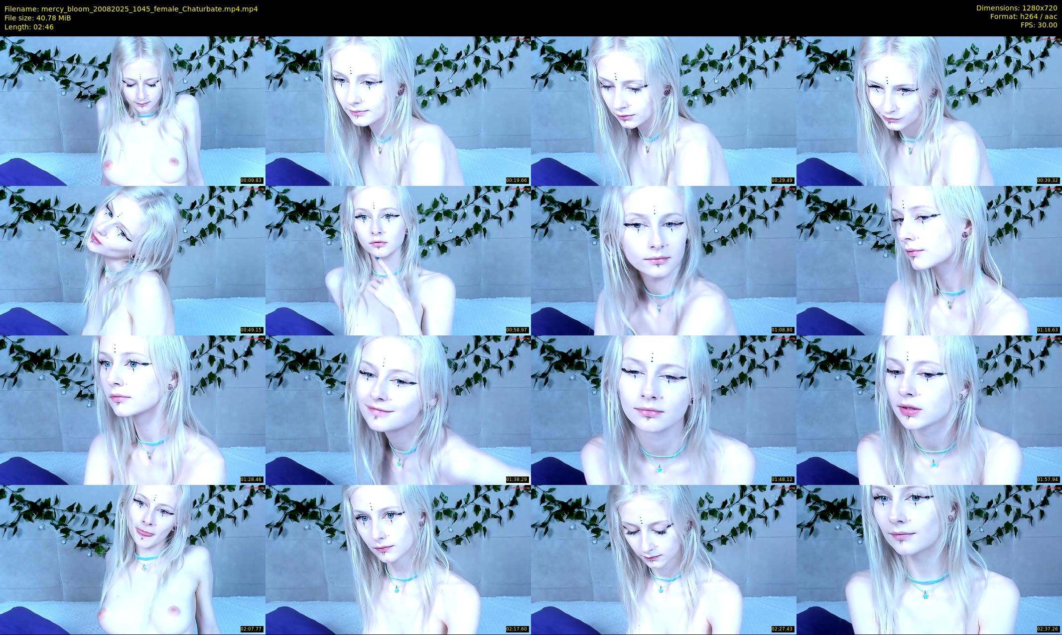 mercy_bloom — 3 minute Chaturbate female cam show recording, 720p, Aug 20, 2025