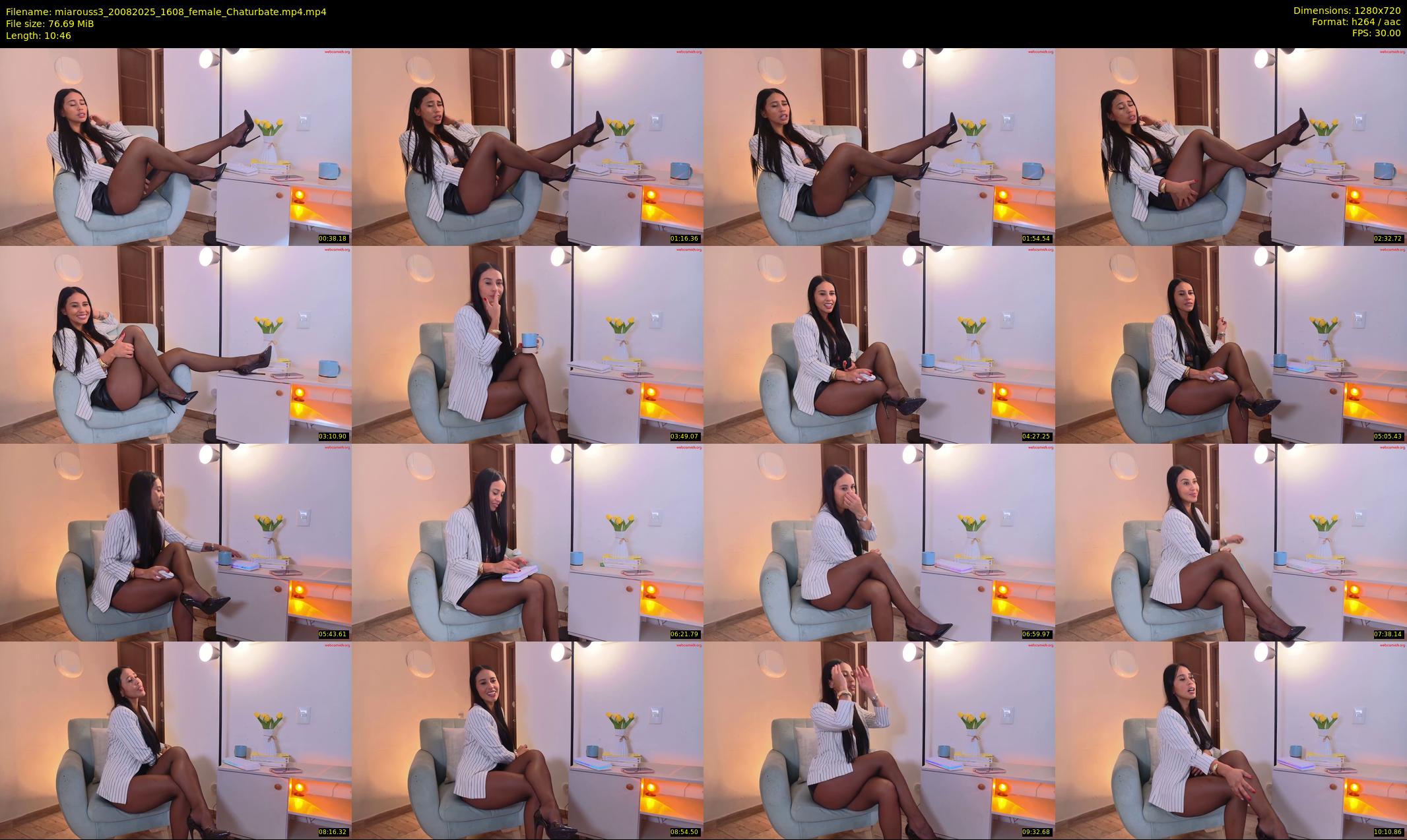 miarouss3 — 11 minute Chaturbate female cam show recording, 720p, Aug 20, 2025