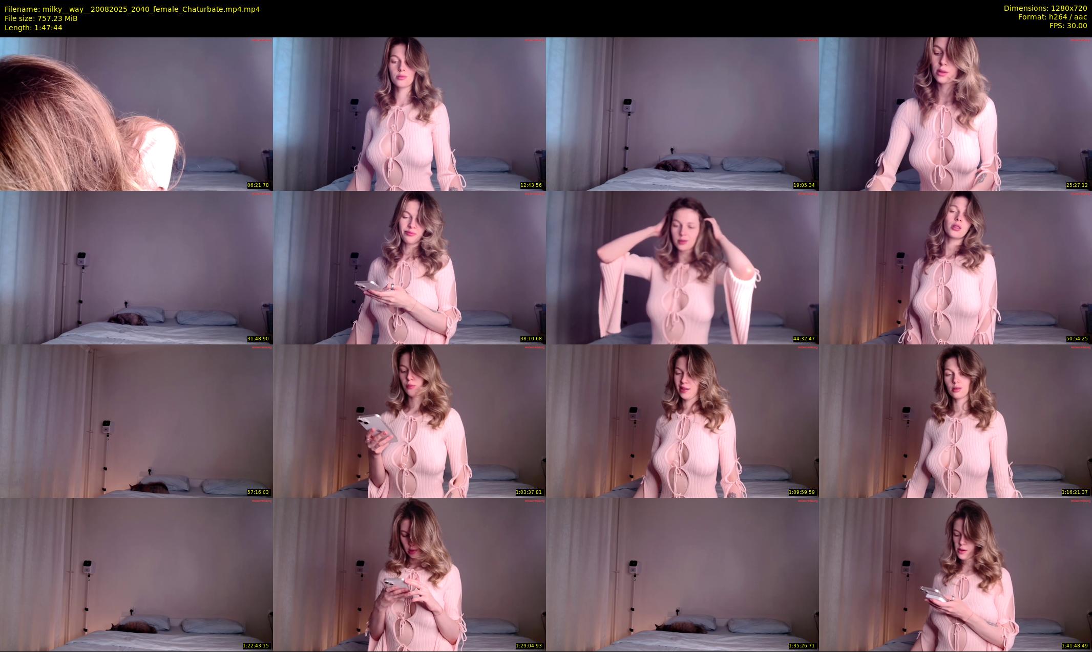 milky__way_ — 108 minute Chaturbate female cam show recording, 720p, Aug 20, 2025