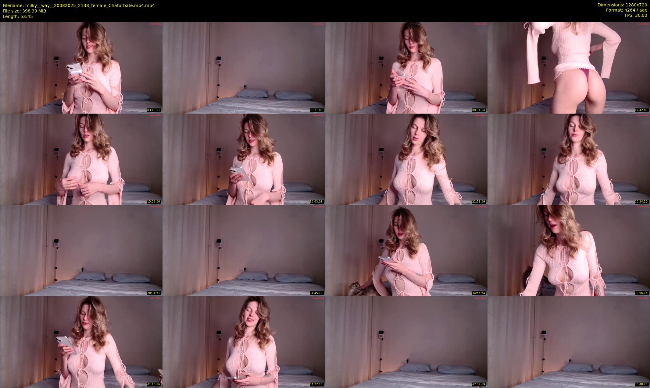 milky__way_ — 54 minute Chaturbate female cam show recording, 720p, Aug 20, 2025