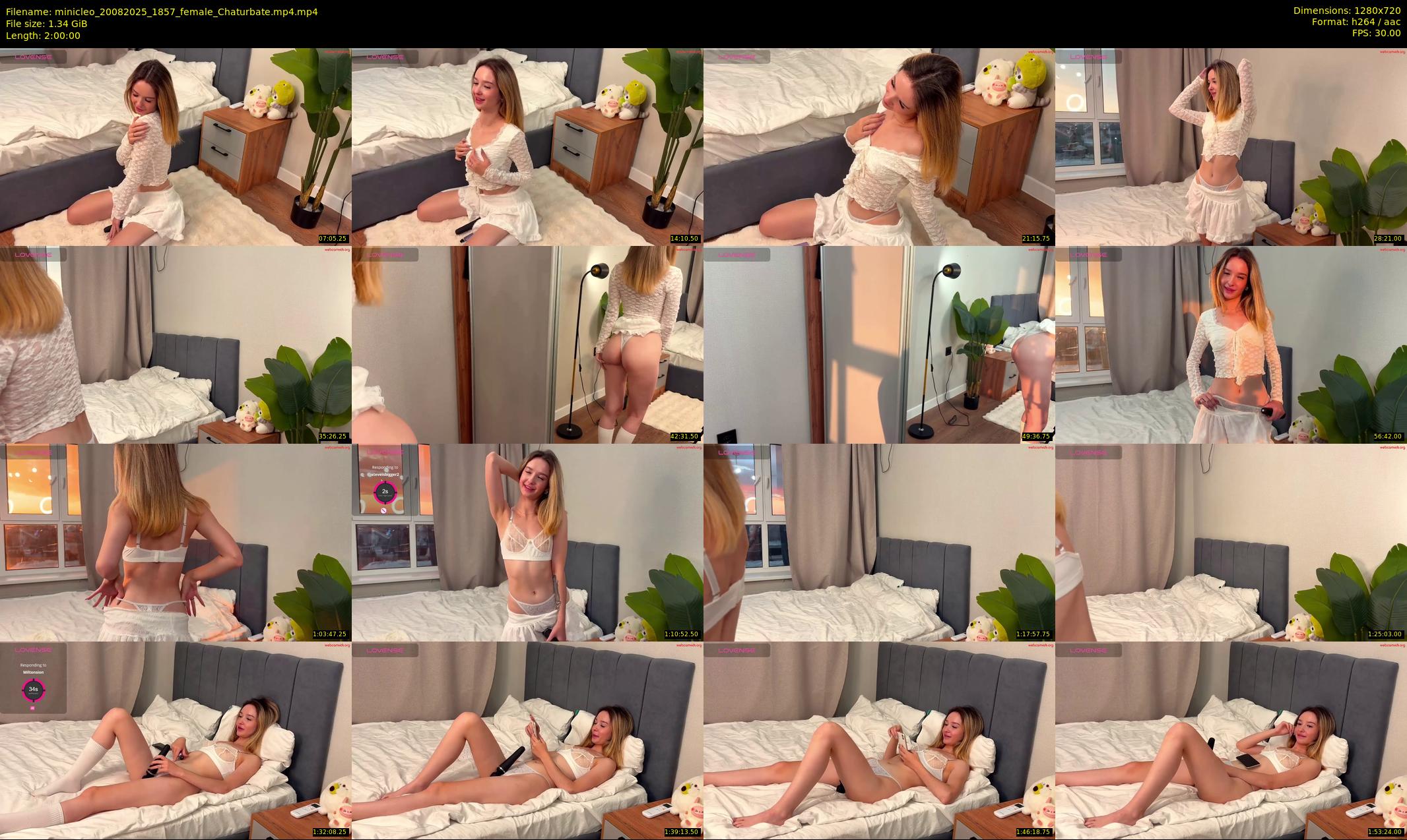 minicleo — 120 minute Chaturbate female cam show recording, 720p, Aug 20, 2025