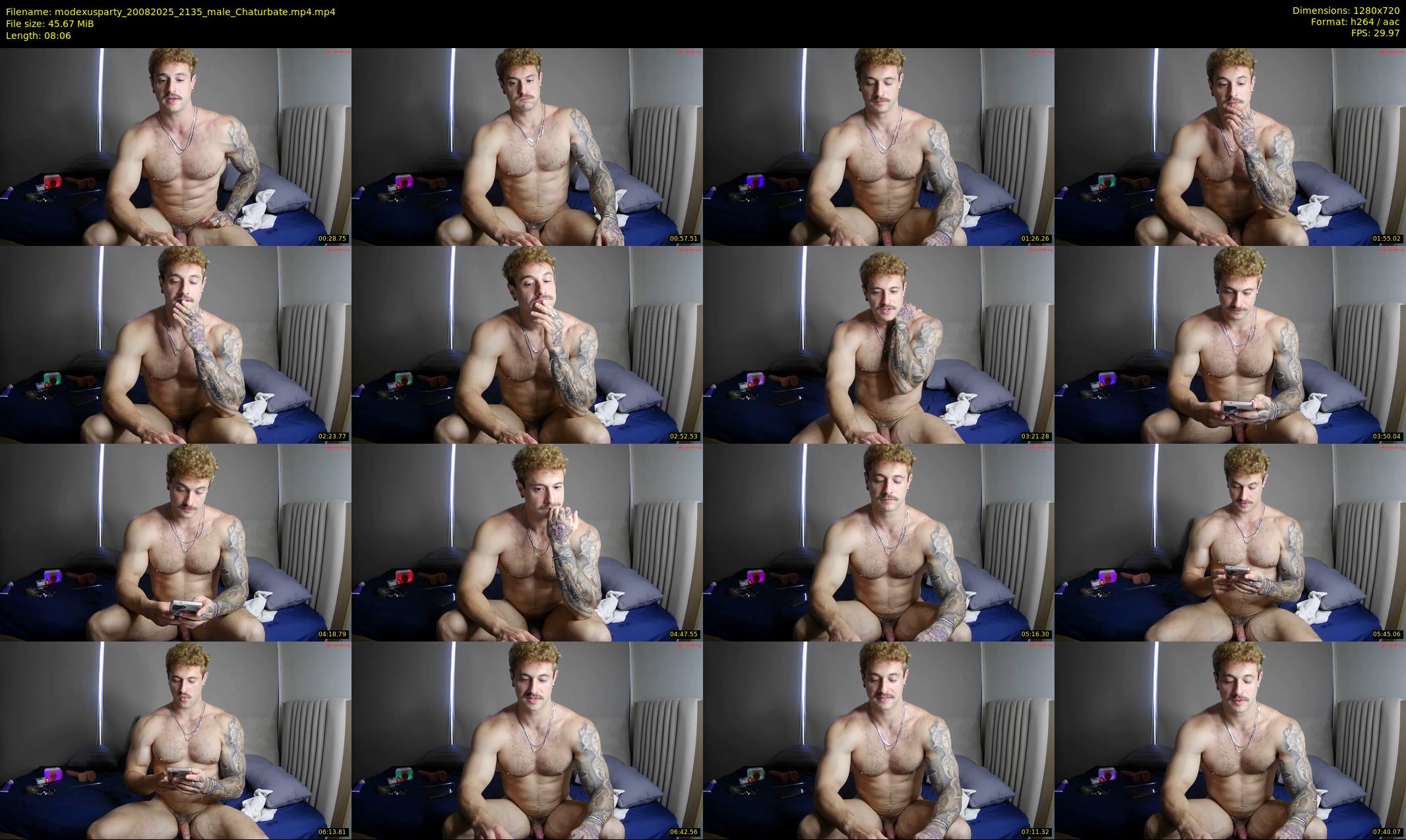 modexusparty — 9 minute Chaturbate male cam show recording, 720p, Aug 20, 2025