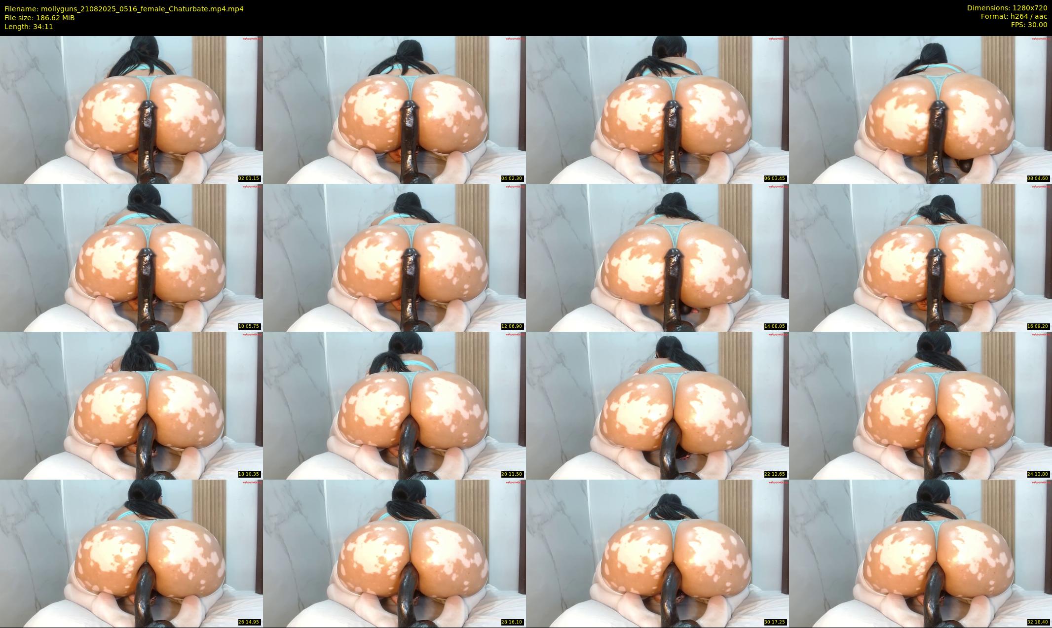 mollyguns — 35 minute Chaturbate female cam show recording, 720p, Aug 21, 2025