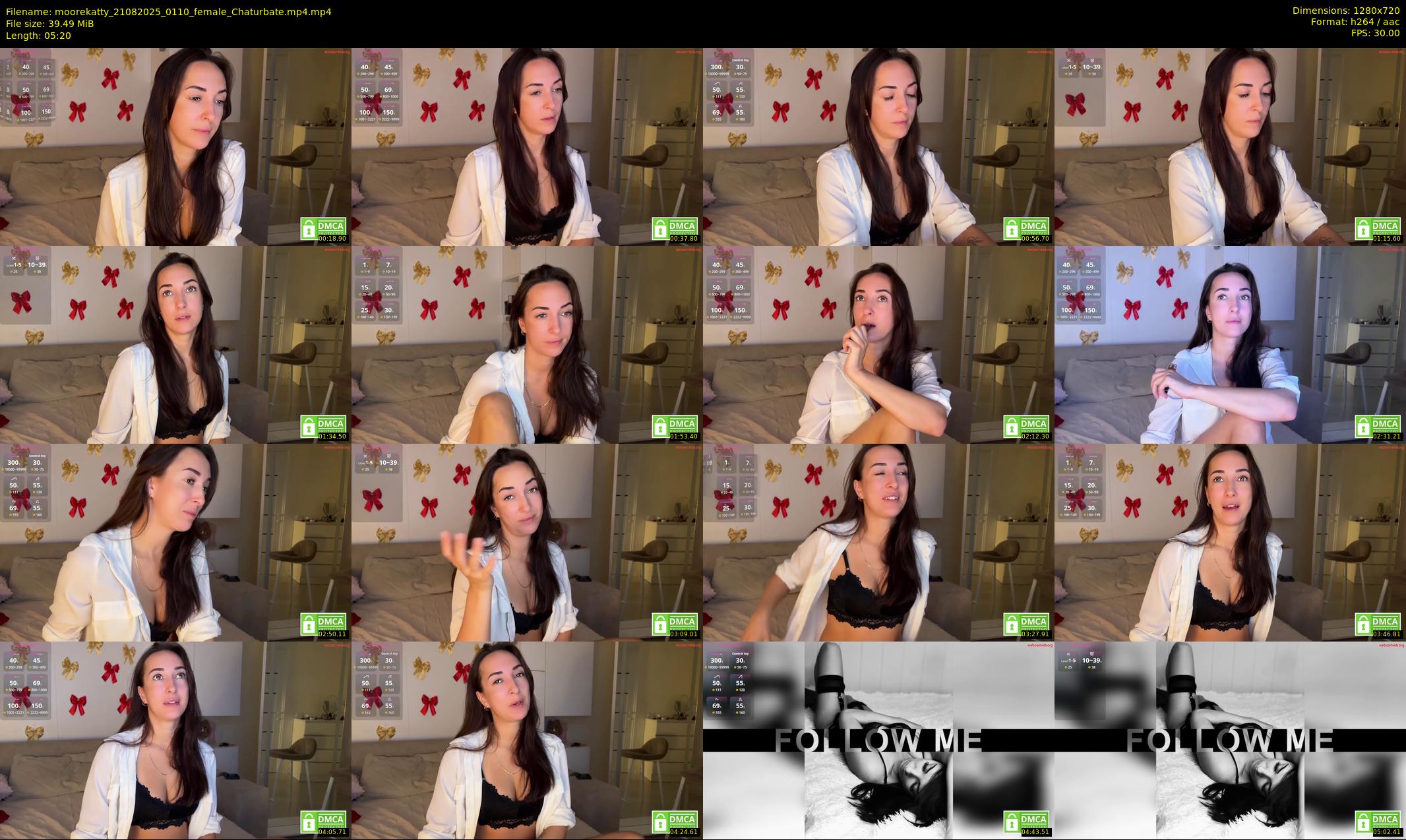 moorekatty — 6 minute Chaturbate female cam show recording, 720p, Aug 21, 2025