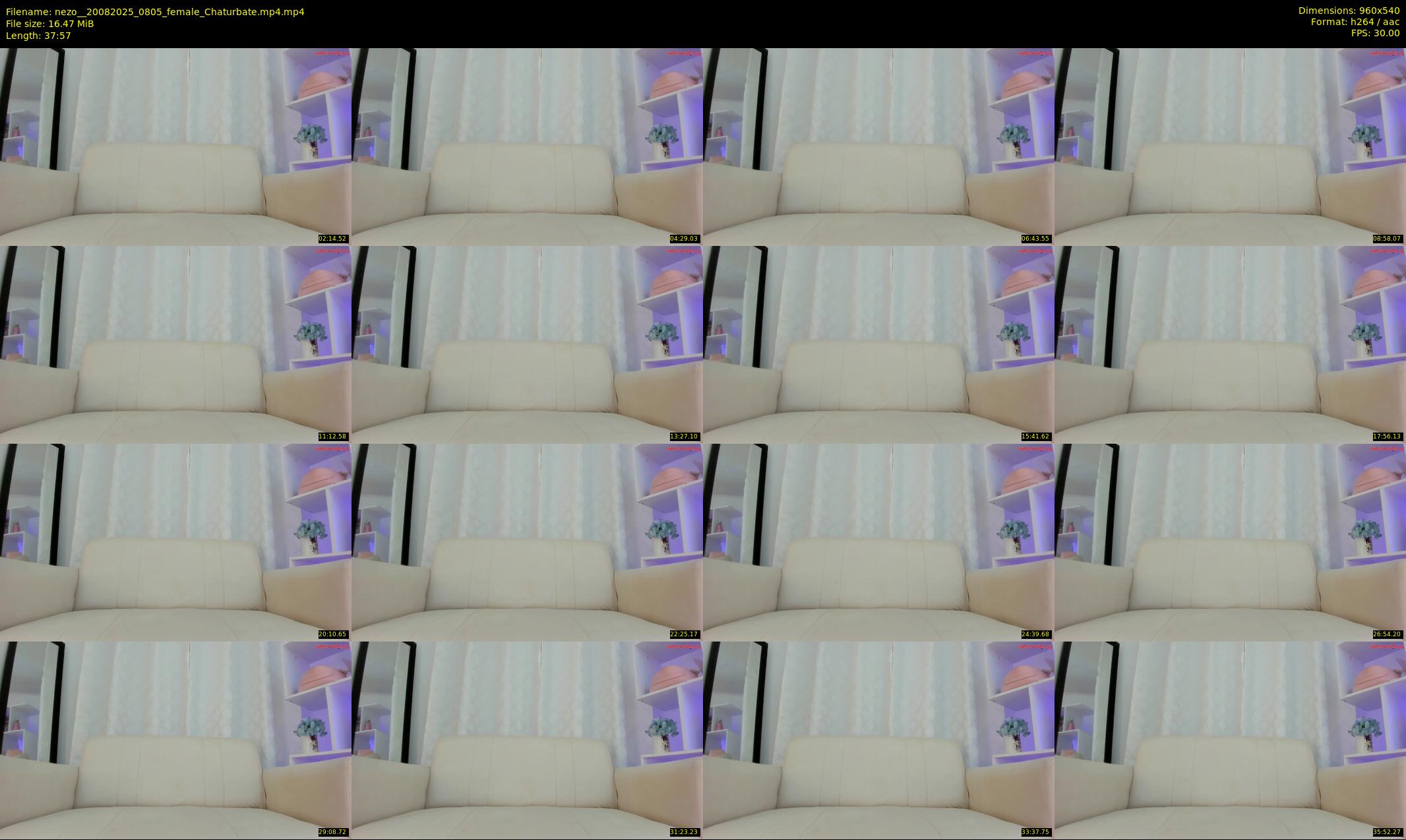 nezo_ — 38 minute Chaturbate female cam show recording, 480p, Aug 20, 2025