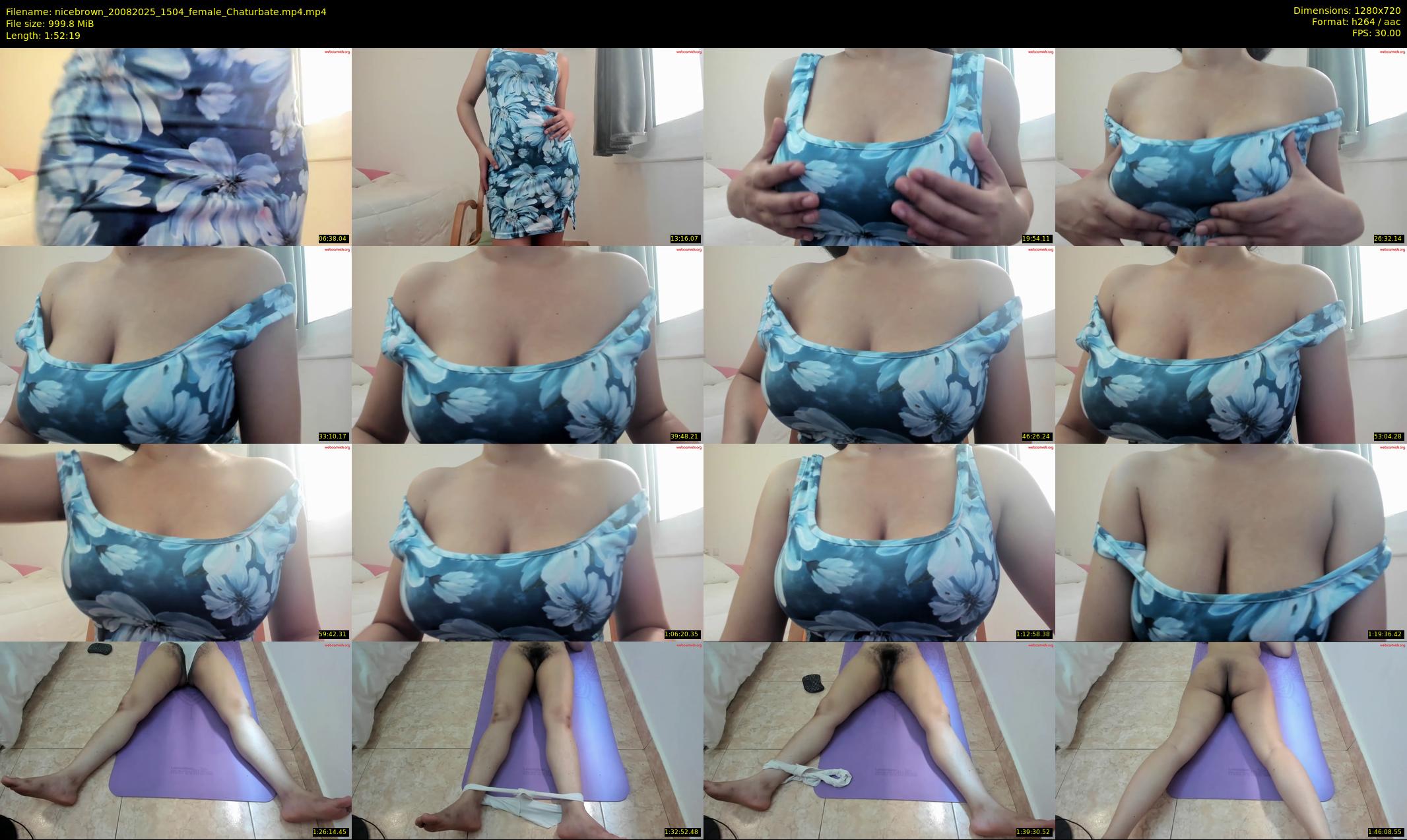 nicebrown — 113 minute Chaturbate female cam show recording, 720p, Aug 20, 2025