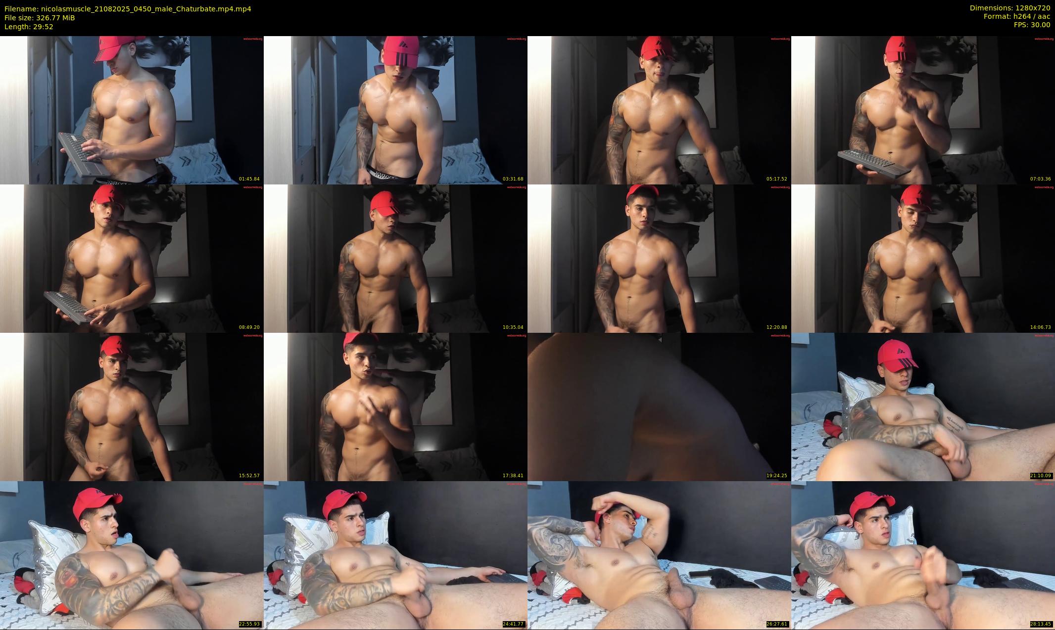 nicolasmuscle — 30 minute Chaturbate male cam show recording, 720p, Aug 21, 2025