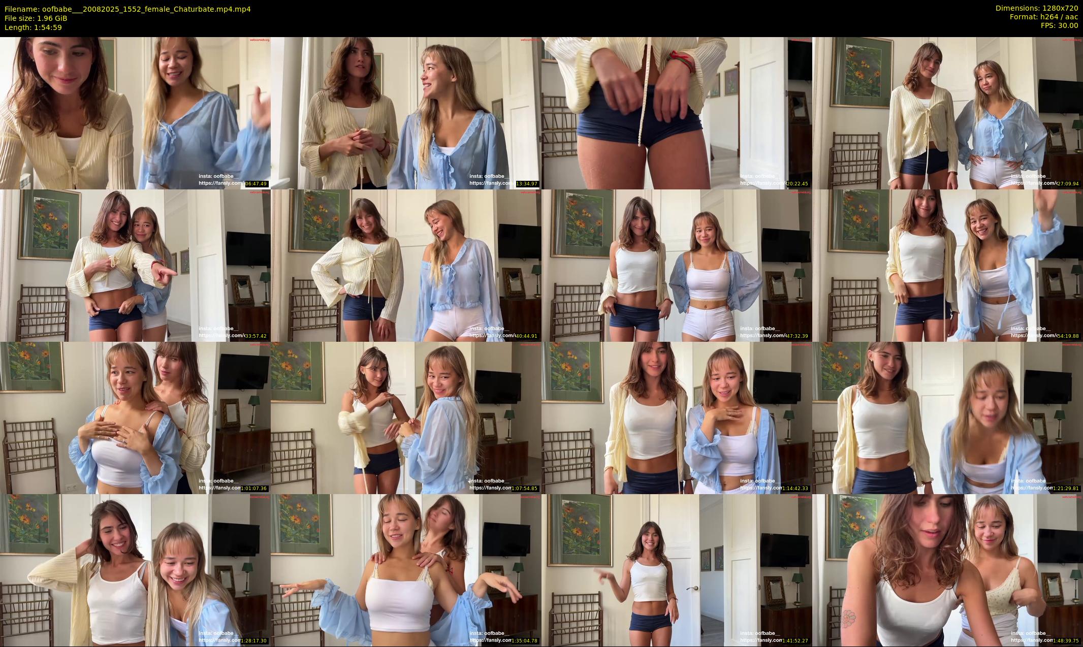 oofbabe__ — 115 minute Chaturbate female cam show recording, 720p, Aug 20, 2025