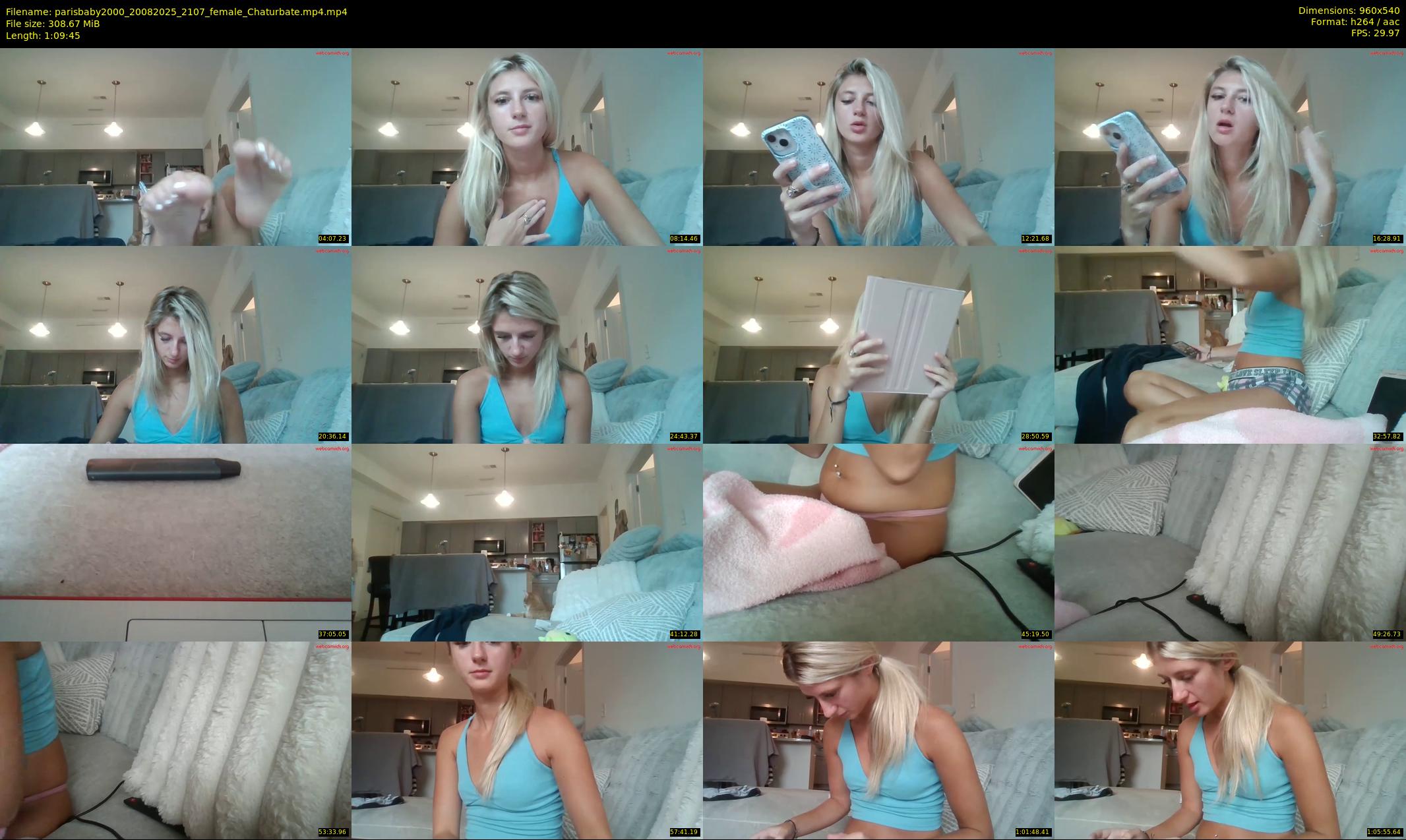 parisbaby2000 — 70 minute Chaturbate female cam show recording, 480p, Aug 20, 2025