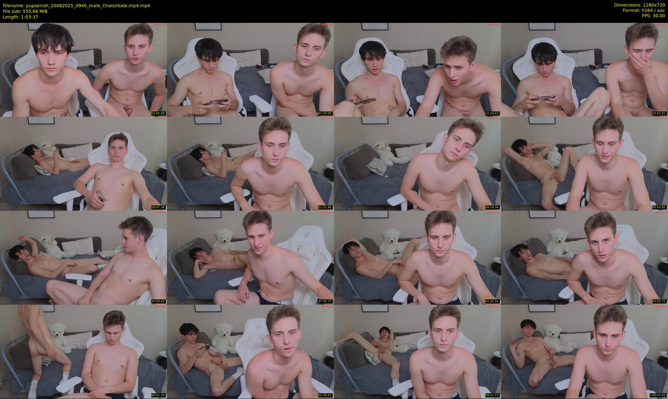 pupsenish — 64 minute Chaturbate male cam show recording, 720p, Aug 20, 2025