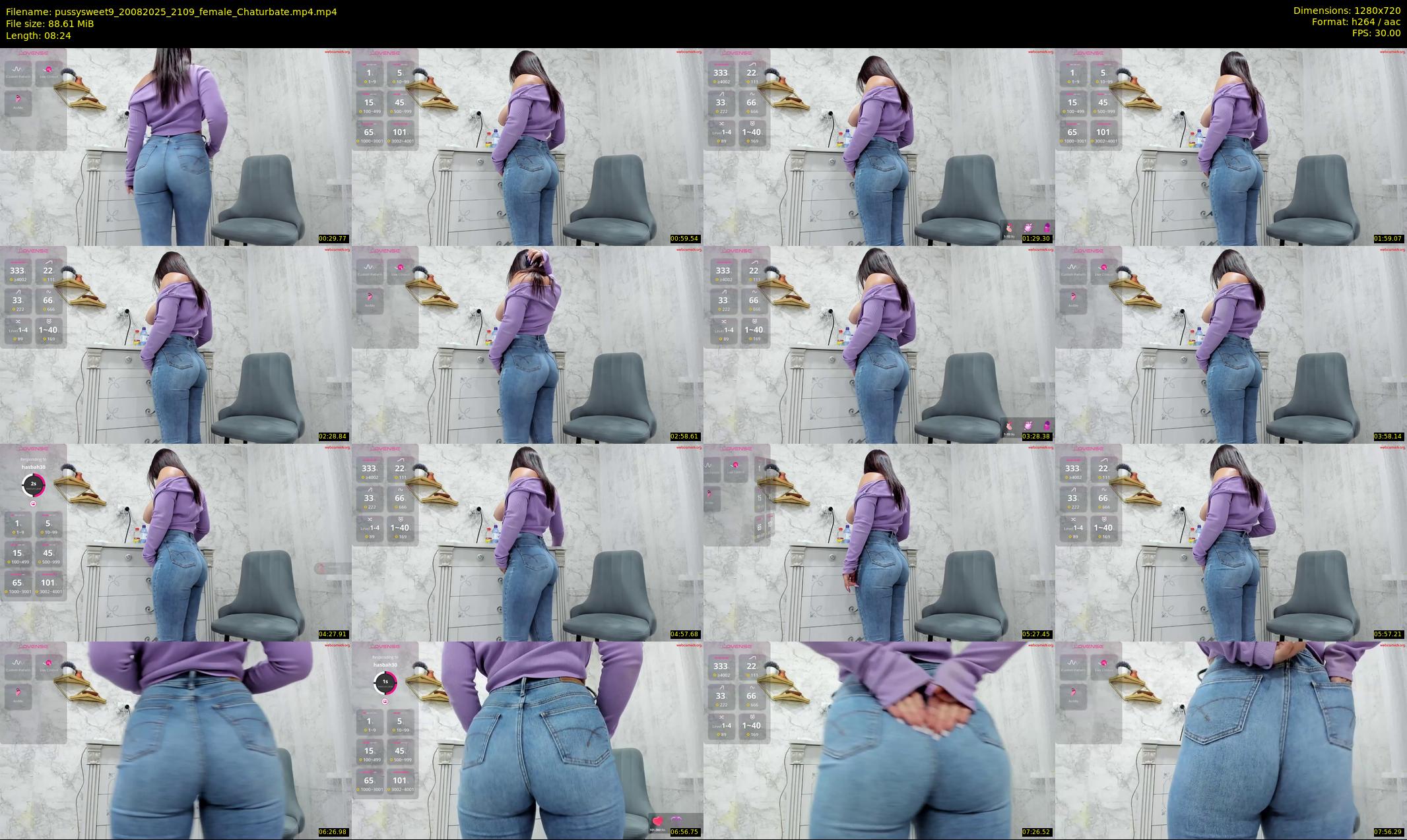 pussysweet9 — 9 minute Chaturbate female cam show recording, 720p, Aug 20, 2025