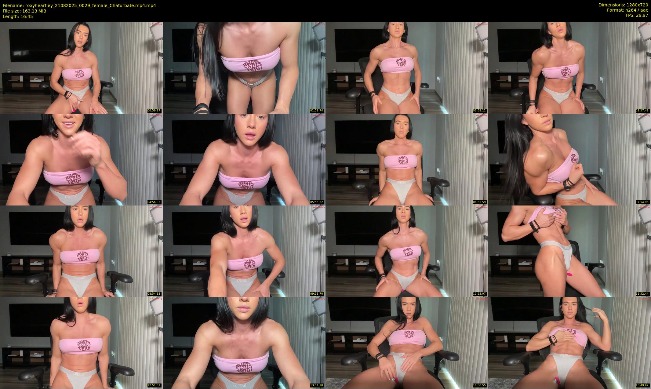 roxyheartley — 17 minute Chaturbate female cam show recording, 720p, Aug 21, 2025