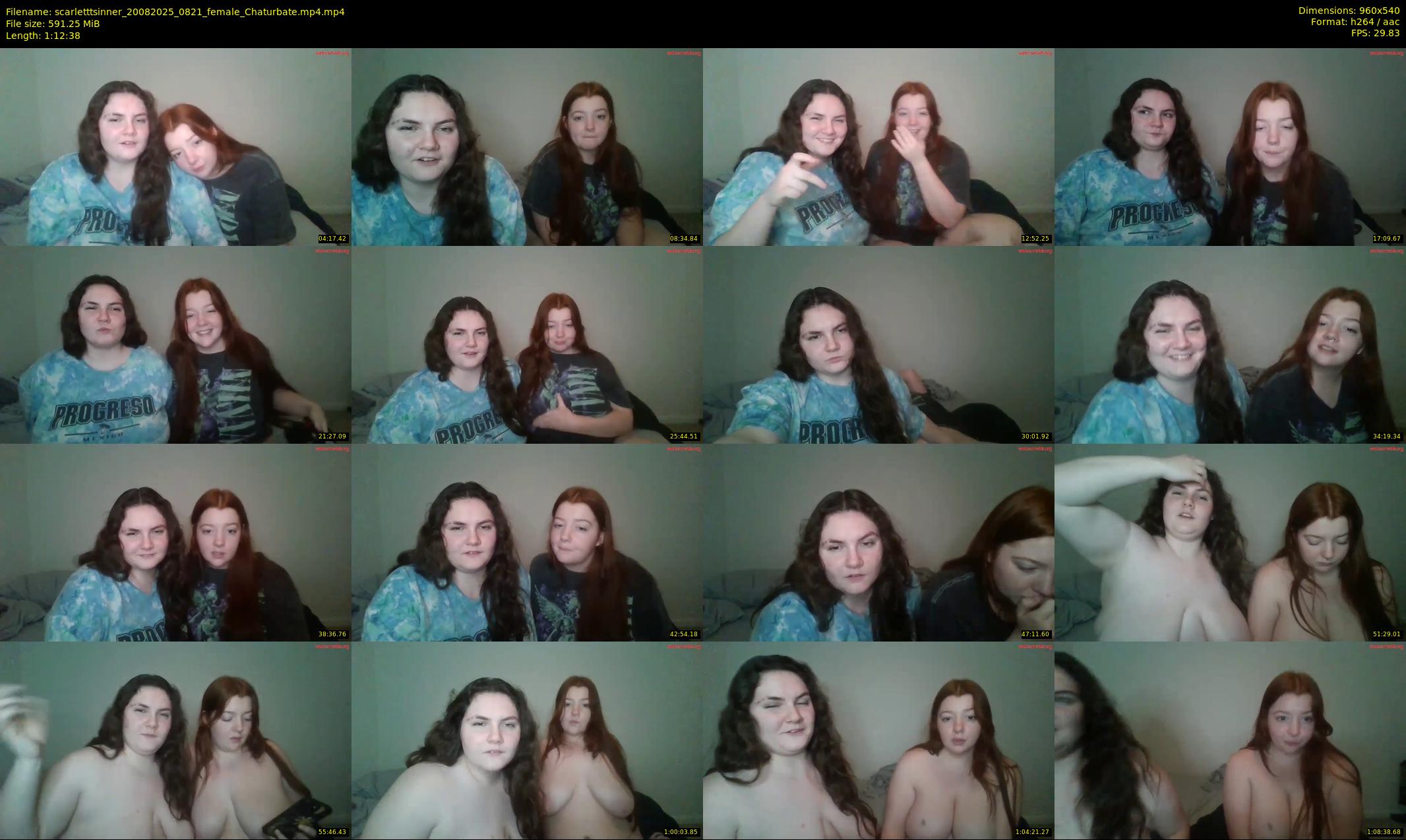 scarletttsinner — 73 minute Chaturbate female cam show recording, 480p, Aug 20, 2025