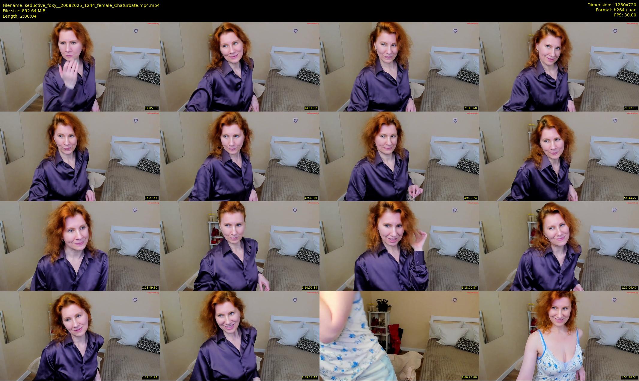 seductive_foxy_ — 121 minute Chaturbate female cam show recording, 720p, Aug 20, 2025