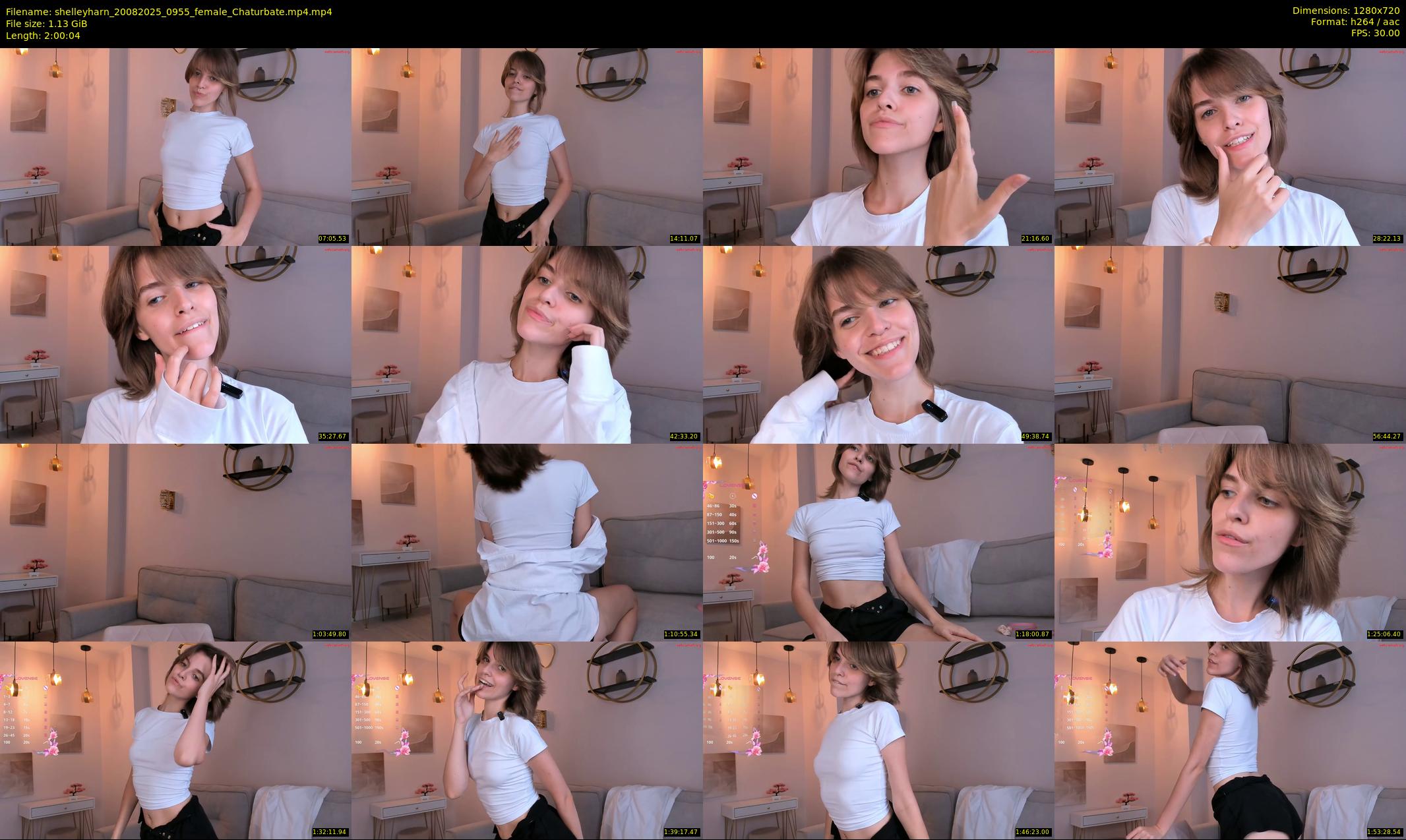 shelleyharn — 121 minute Chaturbate female cam show recording, 720p, Aug 20, 2025
