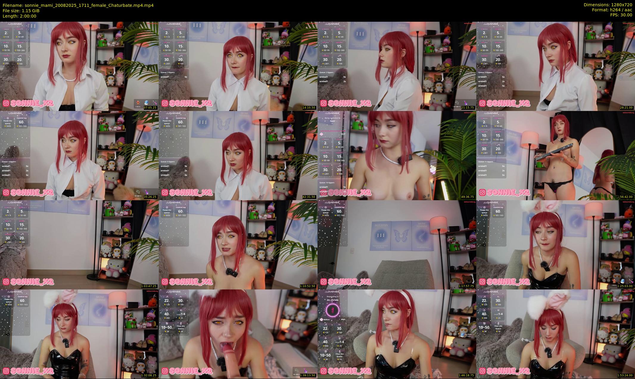 sonnie_mami — 120 minute Chaturbate female cam show recording, 720p, Aug 20, 2025