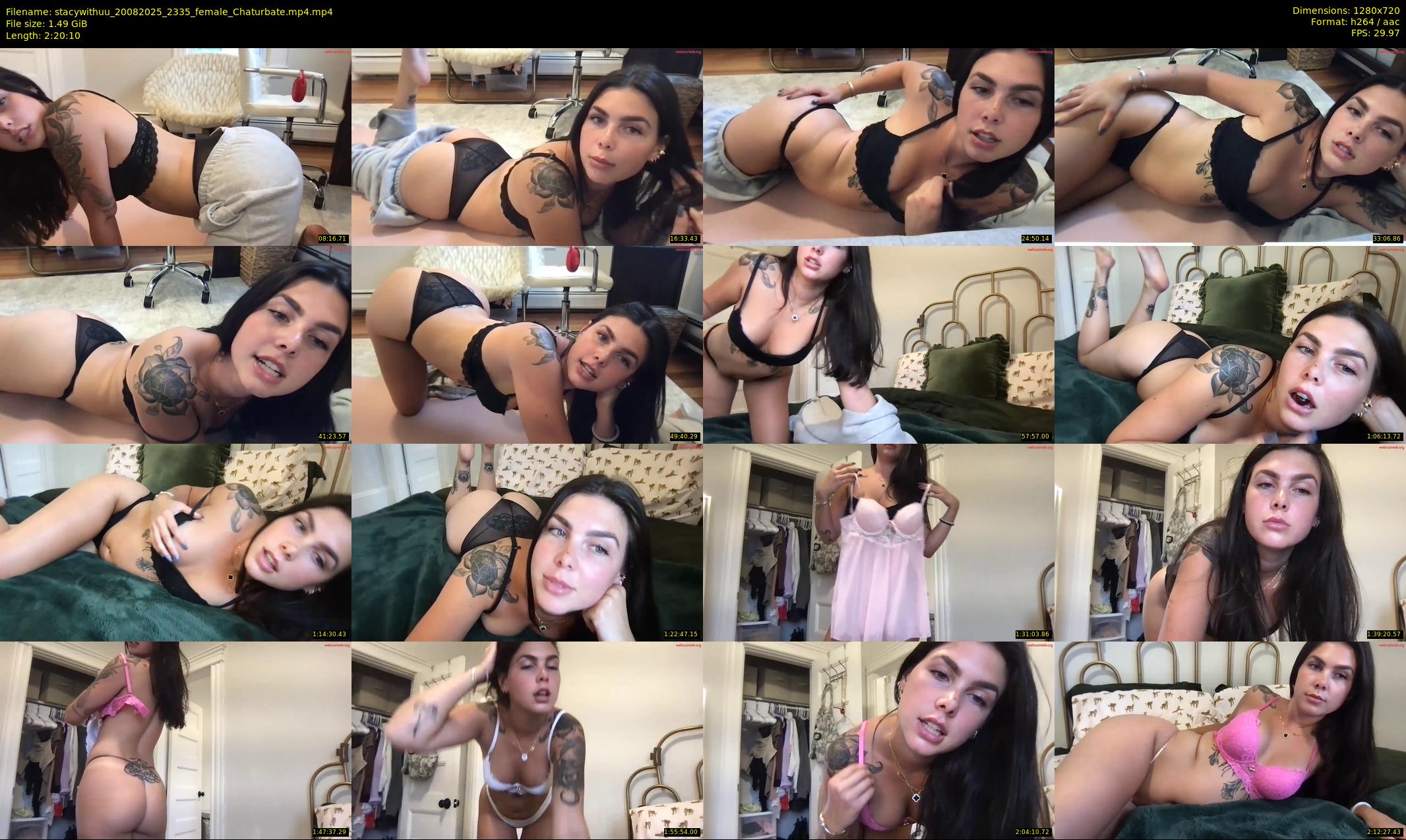 stacywithuu — 141 minute Chaturbate female cam show recording, 720p, Aug 20, 2025