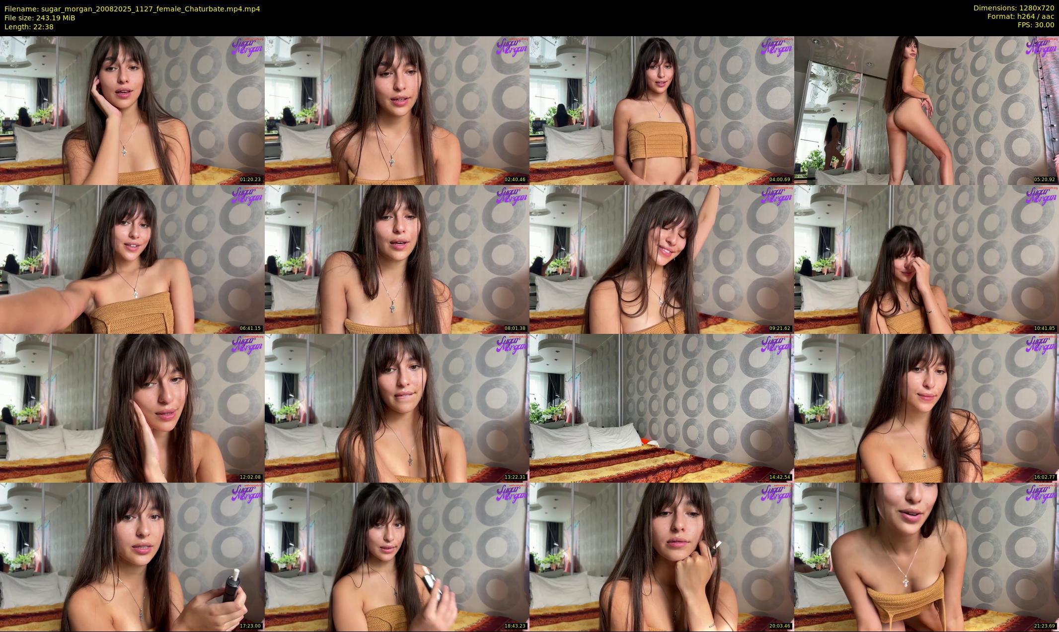 sugar_morgan — 23 minute Chaturbate female cam show recording, 720p, Aug 20, 2025