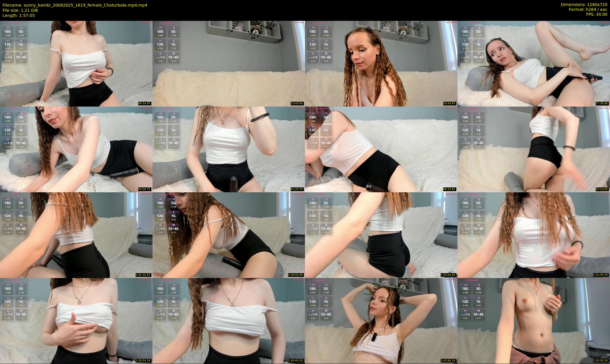sunny_bambi — 118 minute Chaturbate female cam show recording, 720p, Aug 20, 2025