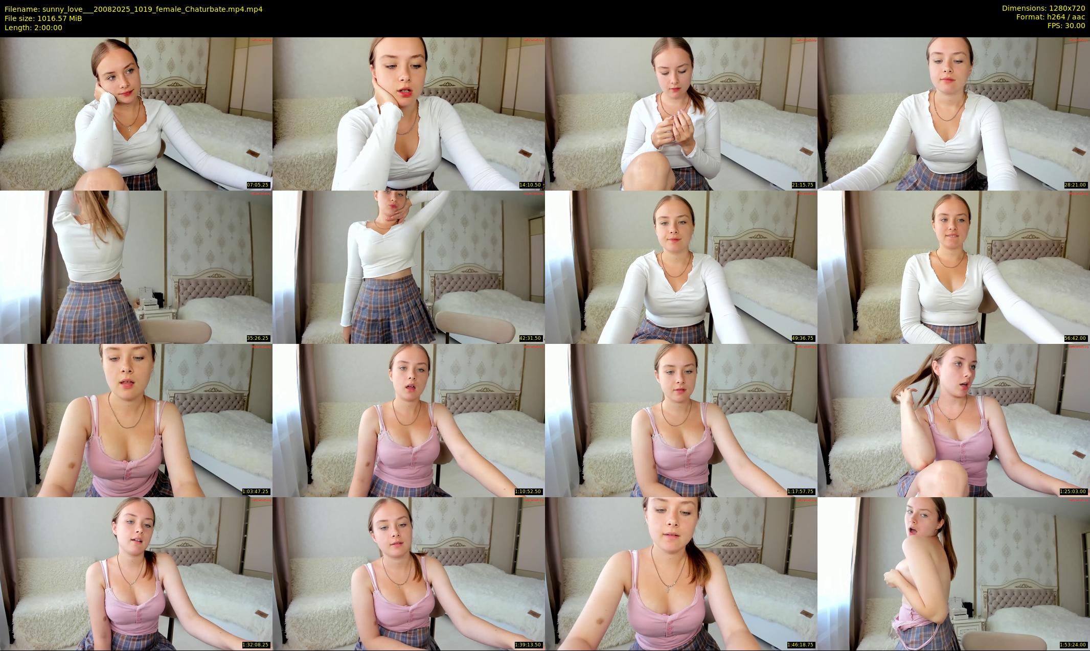 sunny_love__ — 120 minute Chaturbate female cam show recording, 720p, Aug 20, 2025