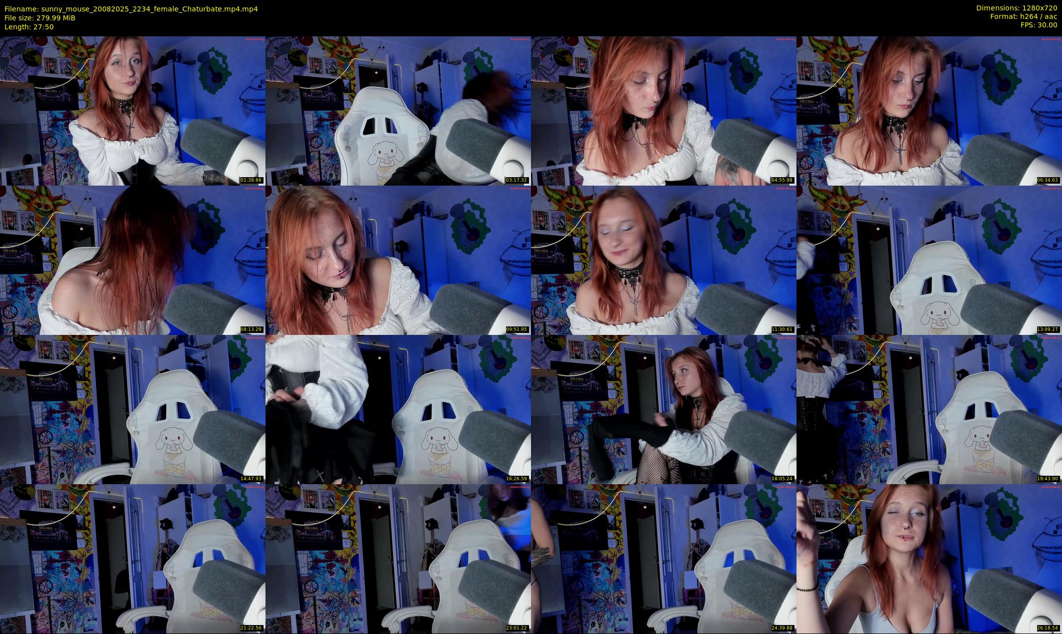 sunny_mouse — 28 minute Chaturbate female cam show recording, 720p, Aug 20, 2025