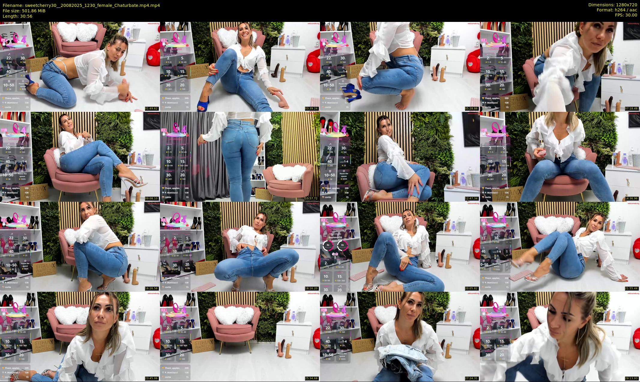 sweetcherry30_ — 31 minute Chaturbate female cam show recording, 720p, Aug 20, 2025
