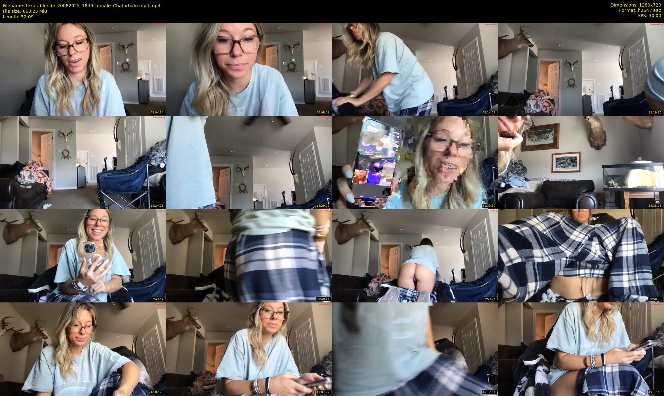texas_blonde — 53 minute Chaturbate female cam show recording, 720p, Aug 20, 2025