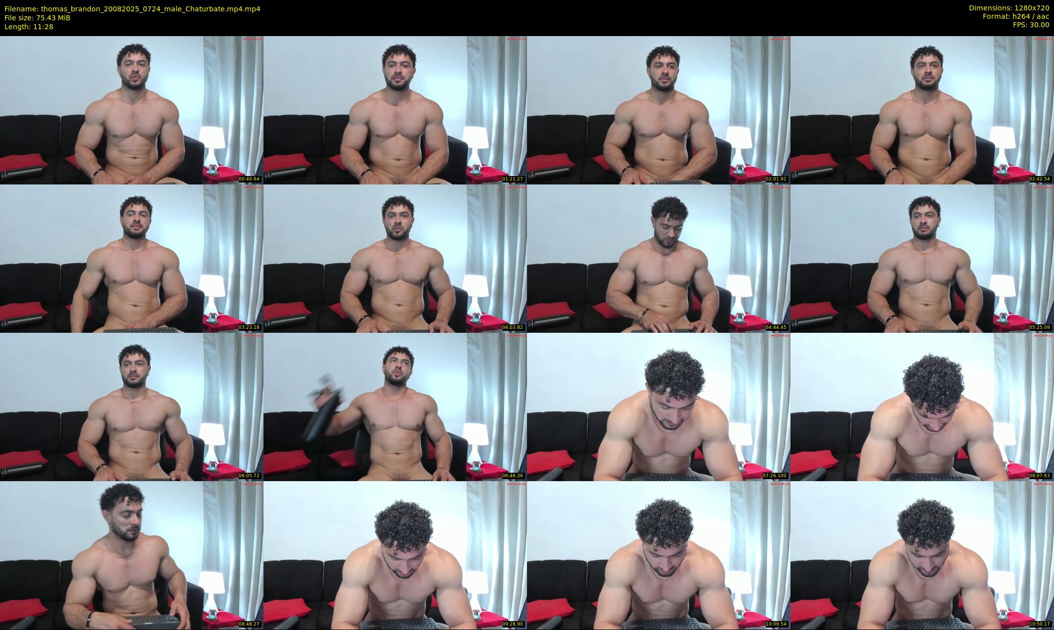 thomas_brandon — 12 minute Chaturbate male cam show recording, 720p, Aug 20, 2025