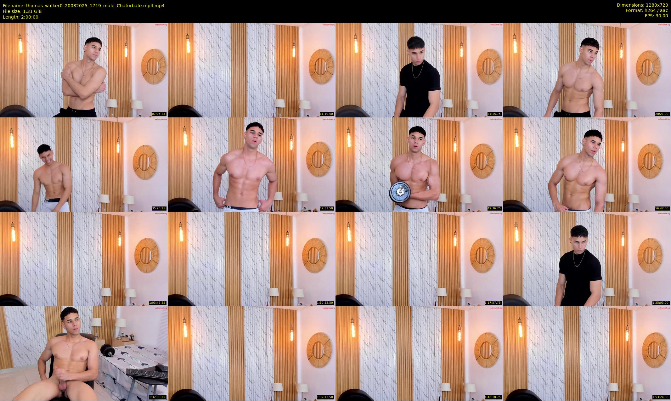 thomas_walker0 — 120 minute Chaturbate male cam show recording, 720p, Aug 20, 2025