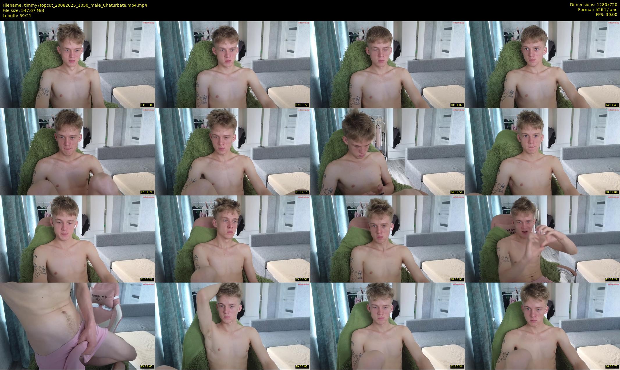 timmy7topcut — 60 minute Chaturbate male cam show recording, 720p, Aug 20, 2025