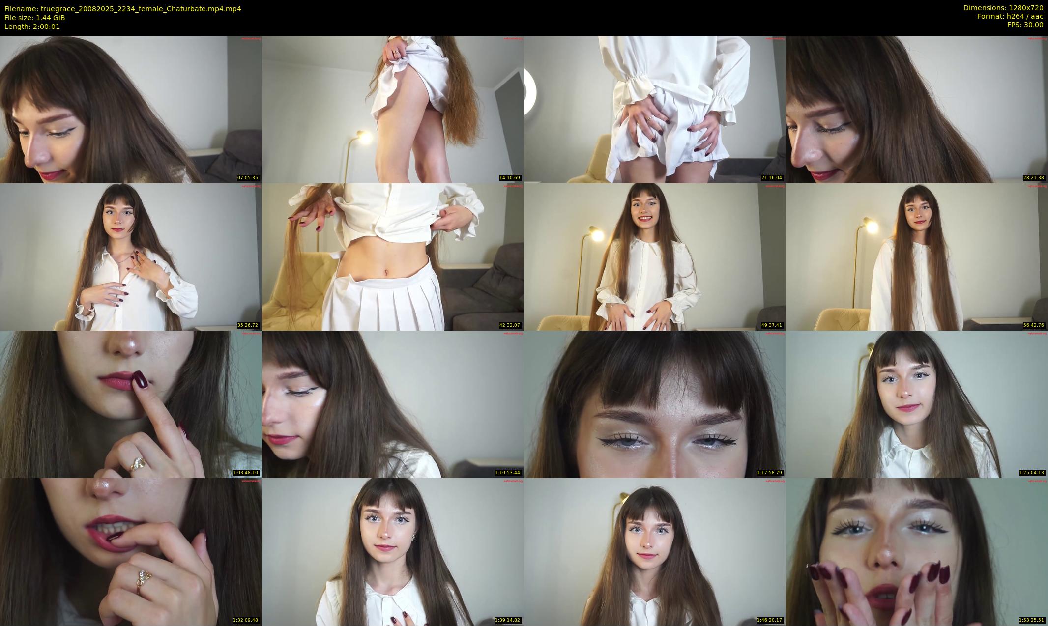truegrace — 121 minute Chaturbate female cam show recording, 720p, Aug 20, 2025
