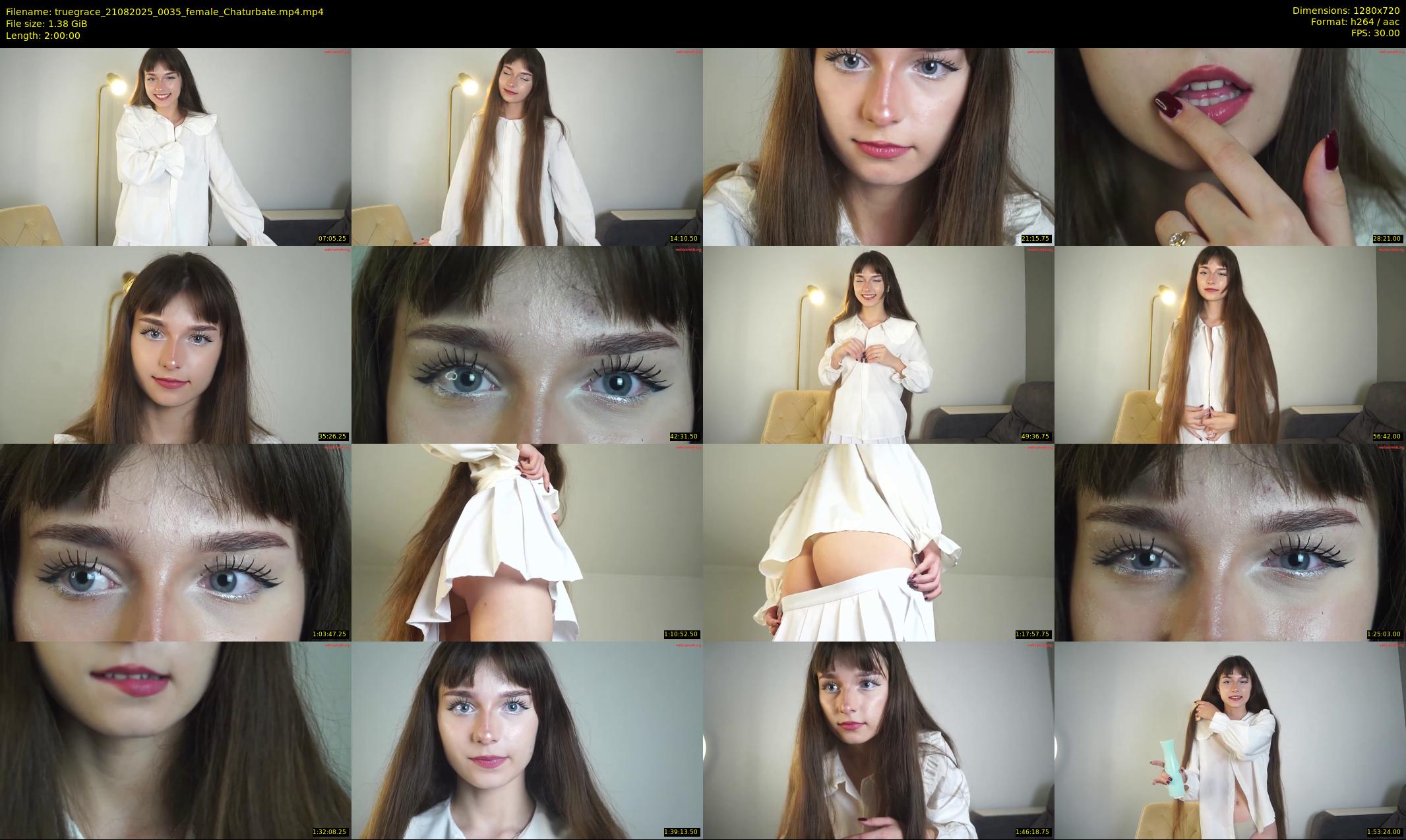 truegrace — 120 minute Chaturbate female cam show recording, 720p, Aug 21, 2025