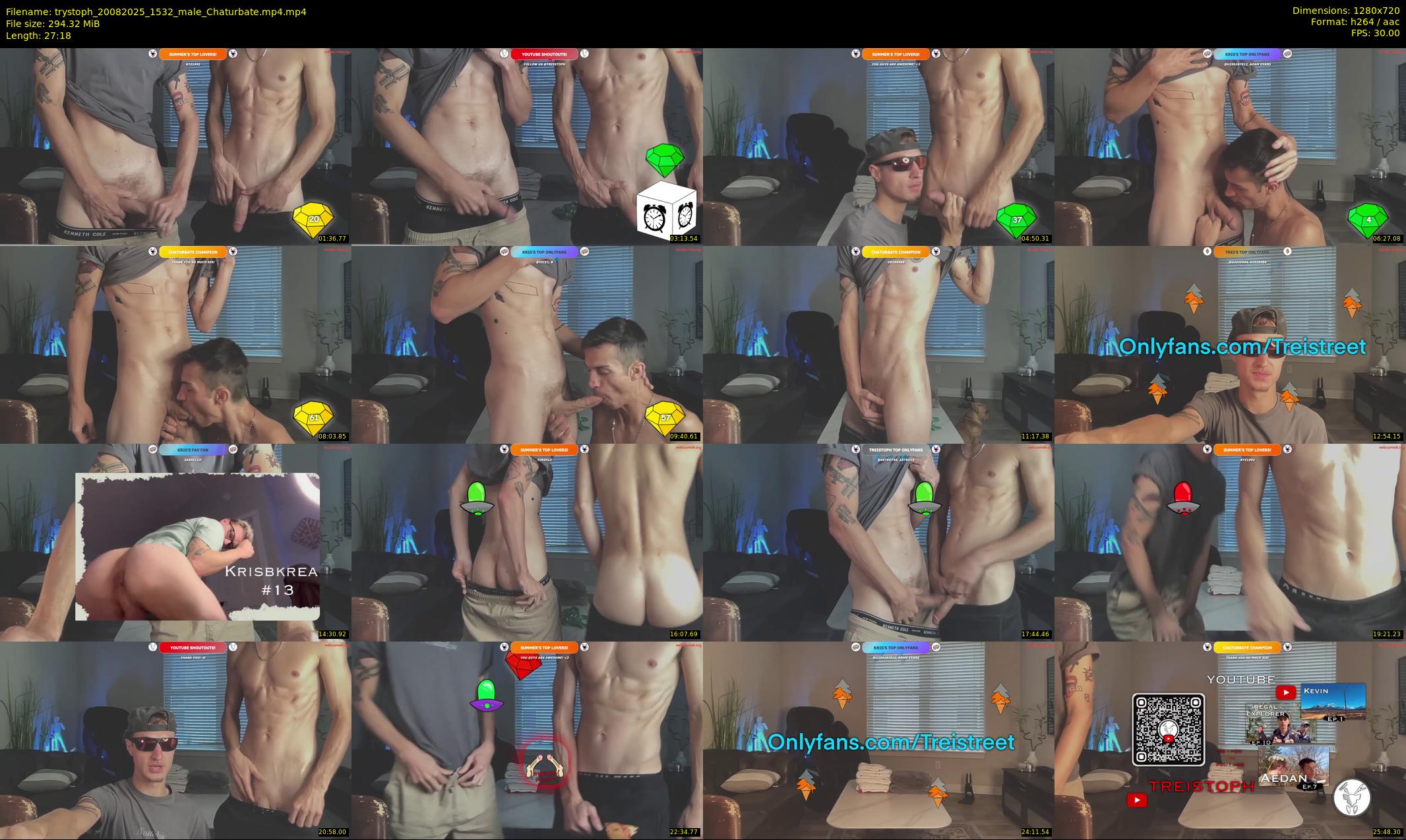 trystoph — 28 minute Chaturbate male cam show recording, 720p, Aug 20, 2025