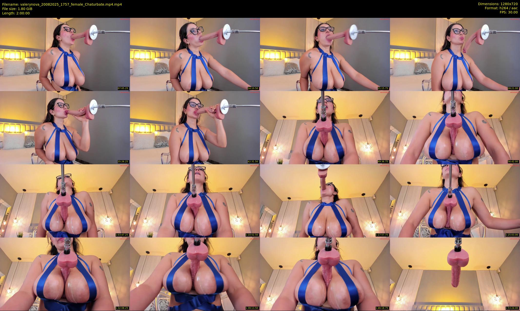 valerynova — 120 minute Chaturbate female cam show recording, 720p, Aug 20, 2025