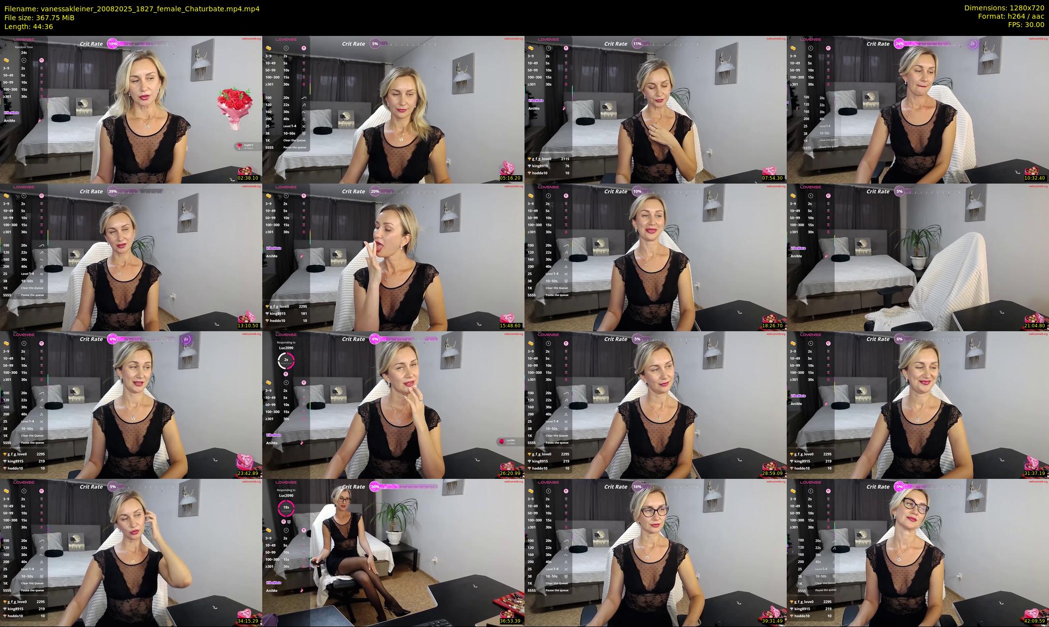 vanessakleiner — 45 minute Chaturbate female cam show recording, 720p, Aug 20, 2025