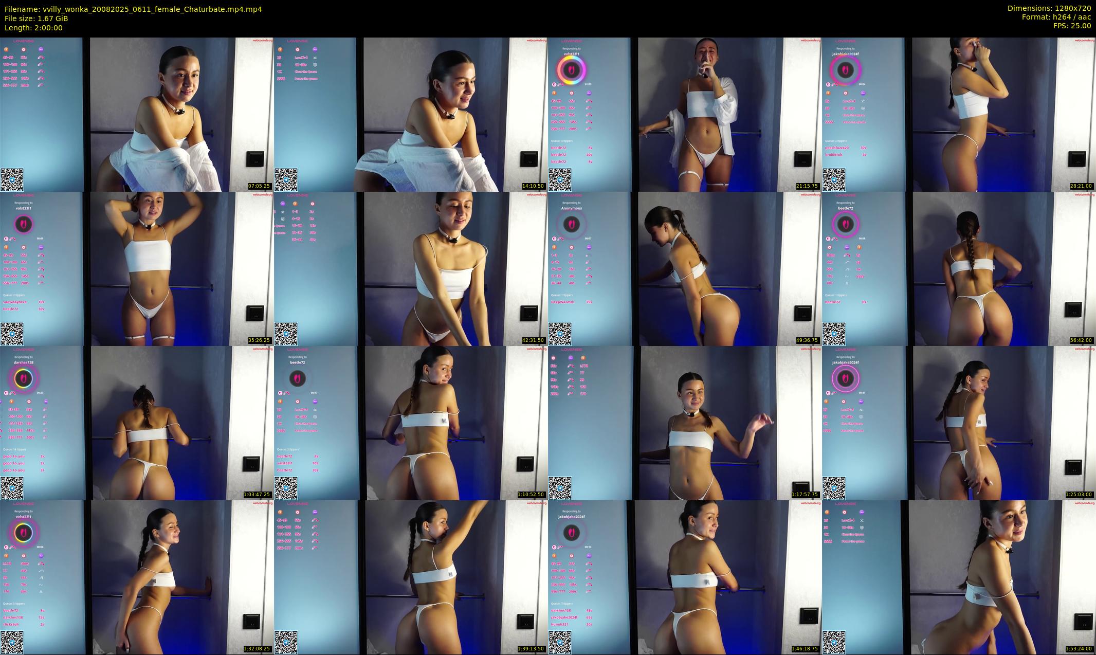vvilly_wonka — 120 minute Chaturbate female cam show recording, 720p, Aug 20, 2025