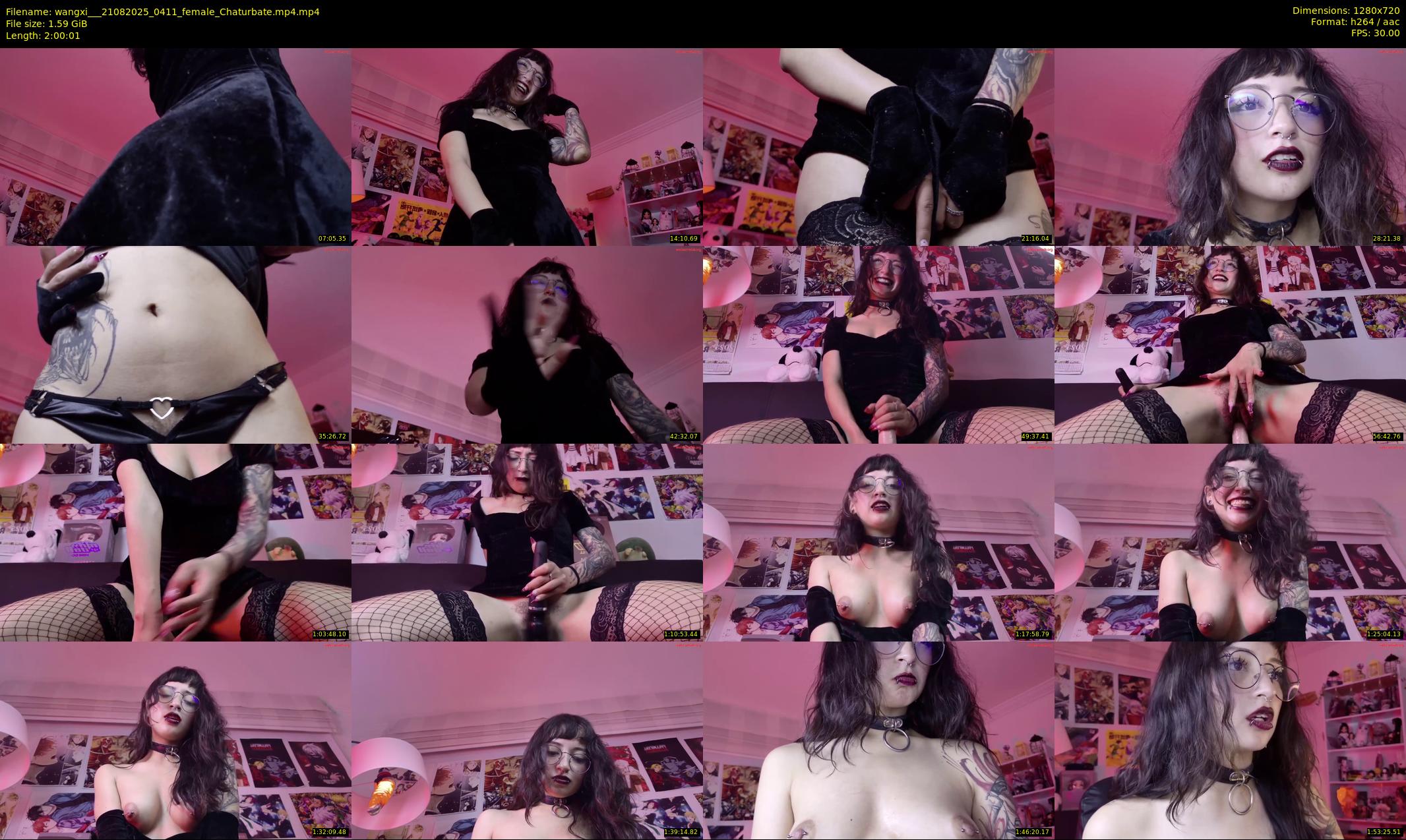 wangxi__ — 121 minute Chaturbate female cam show recording, 720p, Aug 21, 2025