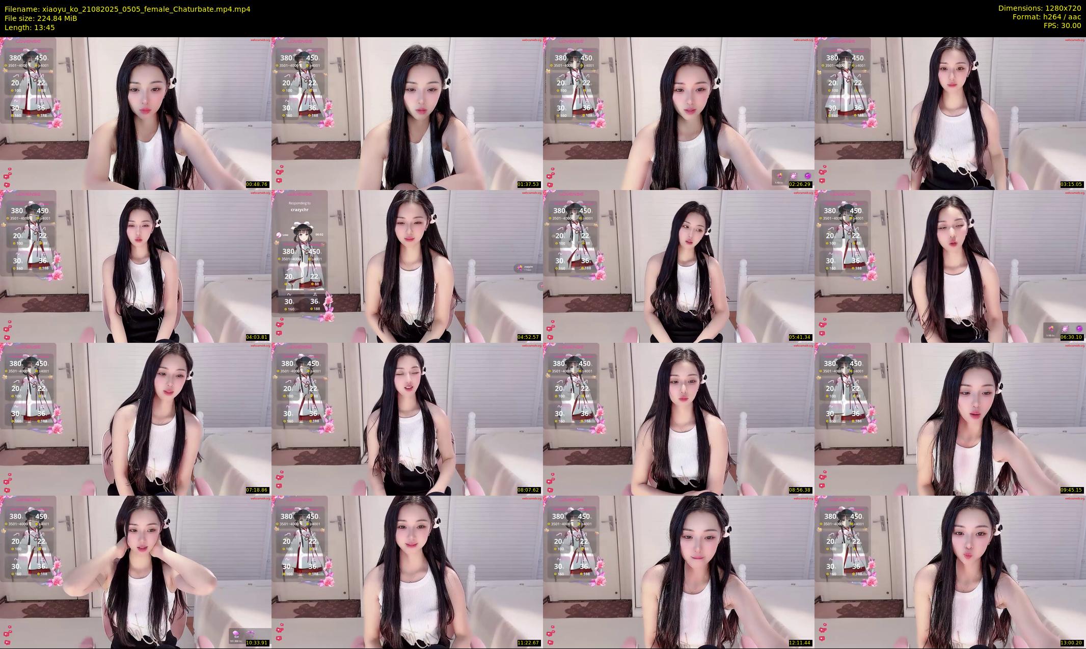 xiaoyu_ko — 14 minute Chaturbate female cam show recording, 720p, Aug 21, 2025