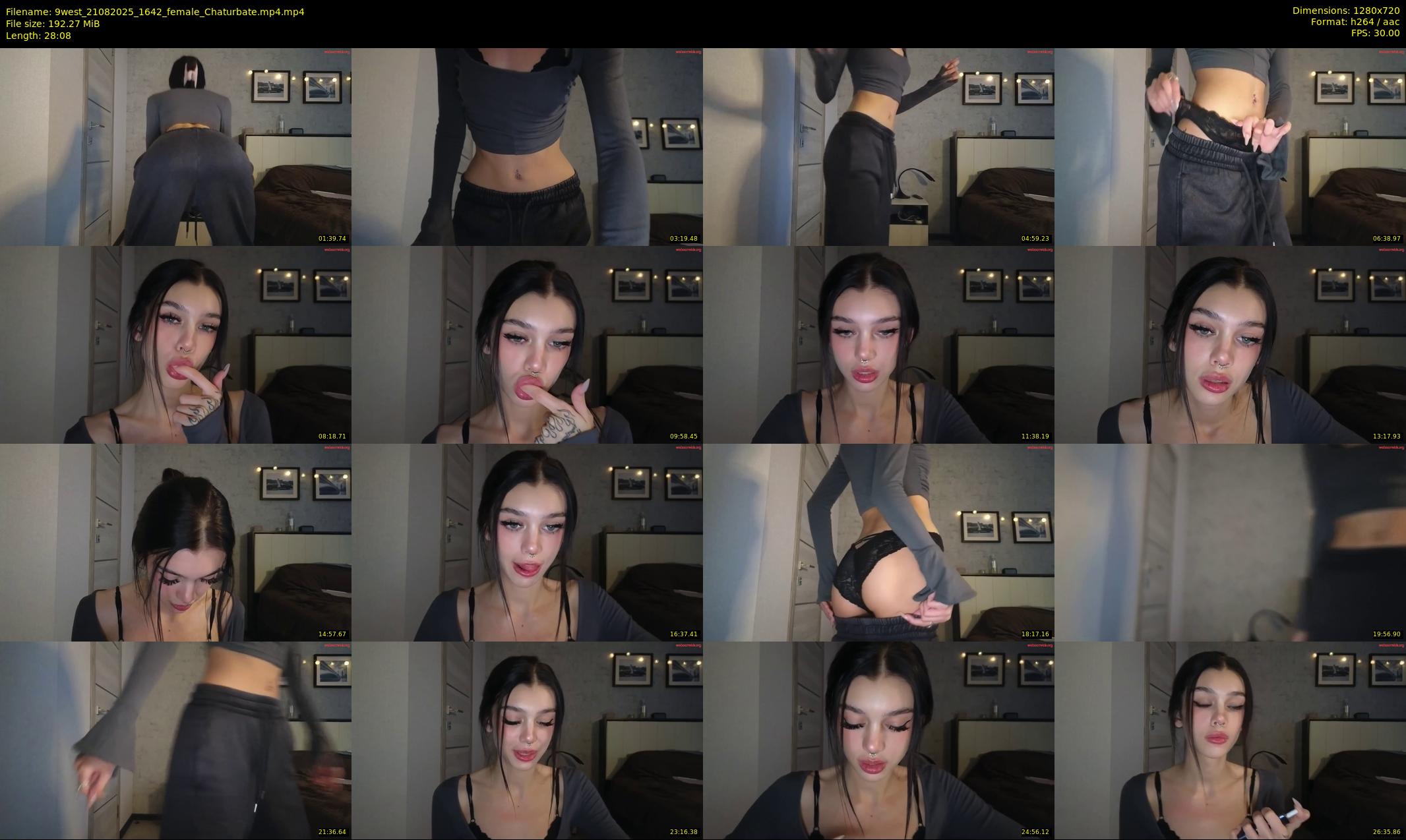 9west — 29 minute Chaturbate female cam show recording, 720p, Aug 21, 2025