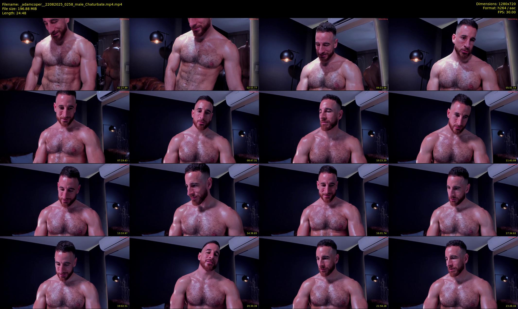 _adamcoper_ — 25 minute Chaturbate male cam show recording, 720p, Aug 22, 2025