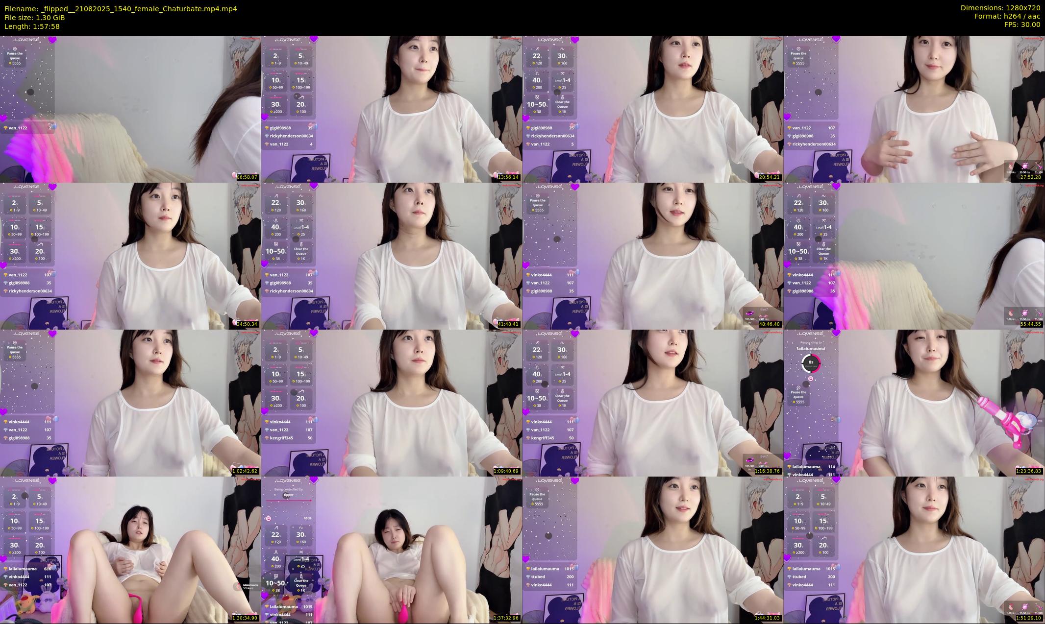 _flipped_ — 118 minute Chaturbate female cam show recording, 720p, Aug 21, 2025